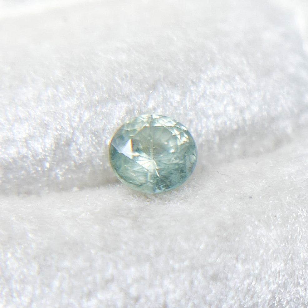 Sky Green Mistveil Montana Sapphire