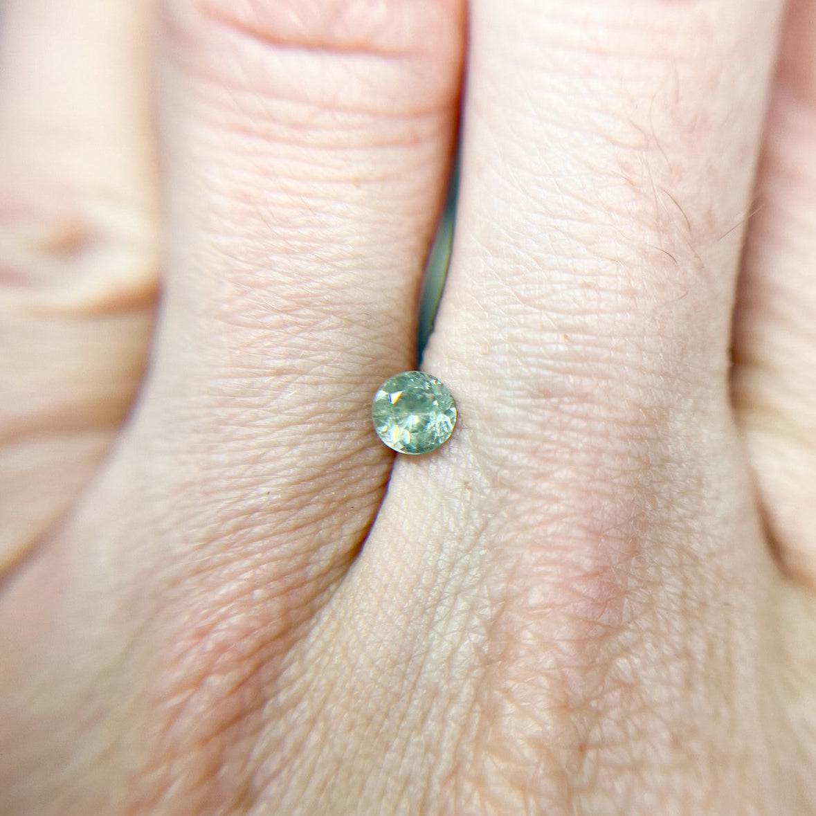 Sky Green Mistveil Montana Sapphire