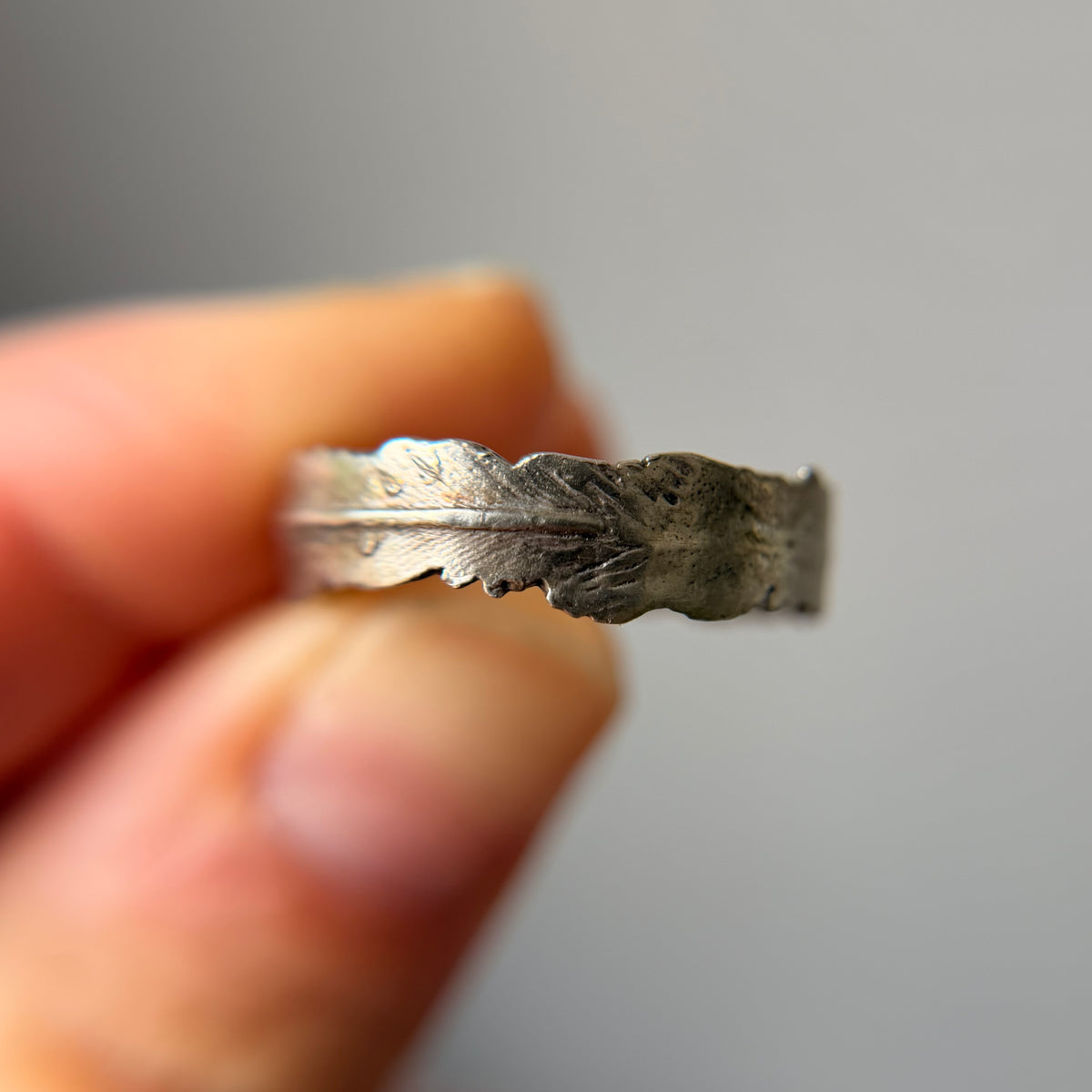 Silver Plume Ring - Ready To Ship