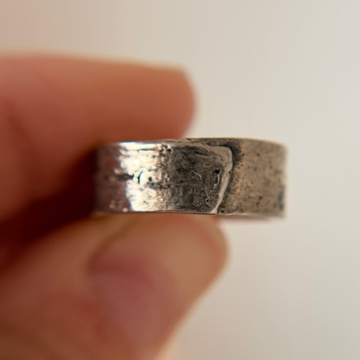8mm Silver Monhegan Ring - Ready To Ship