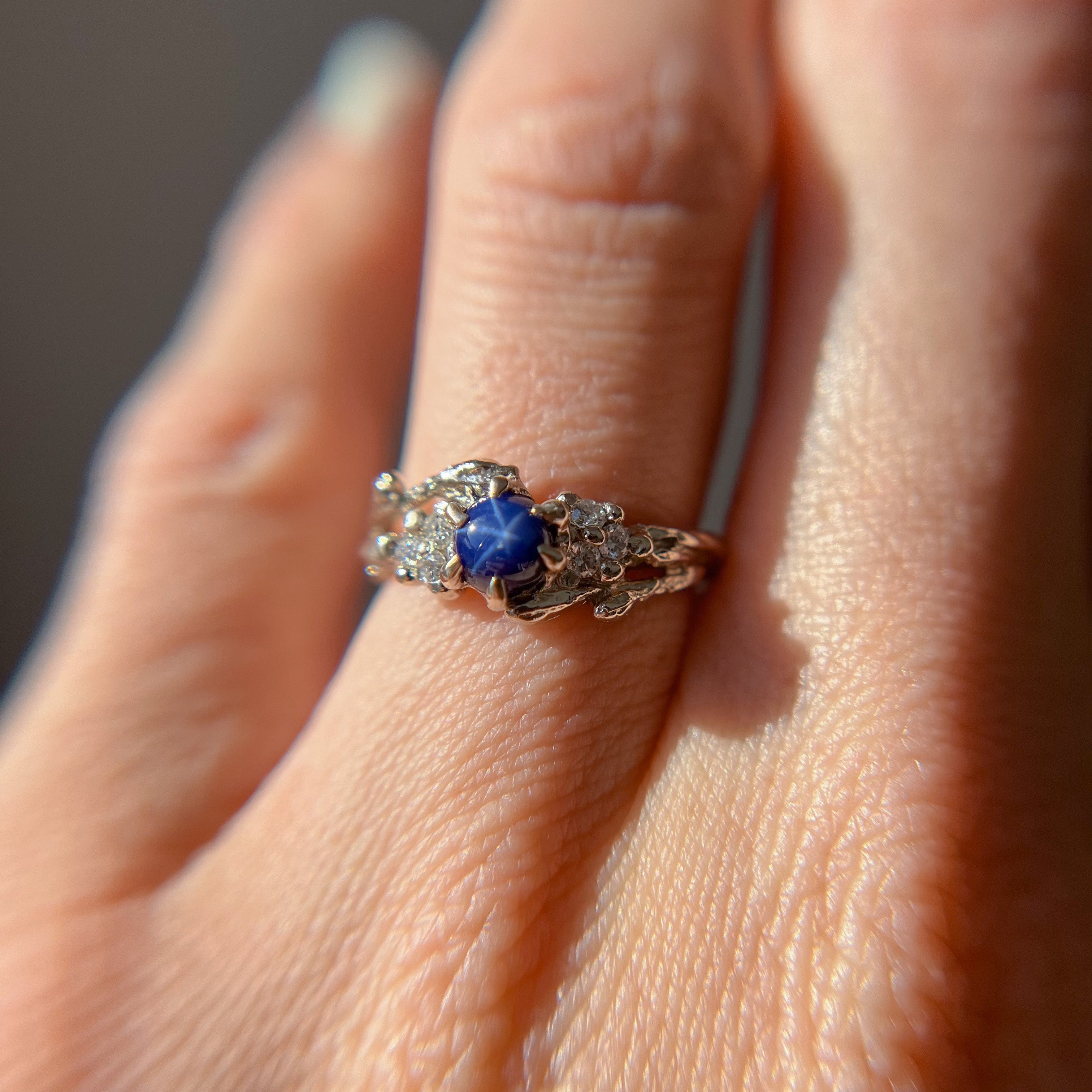 Feyre Star Sapphire Ring