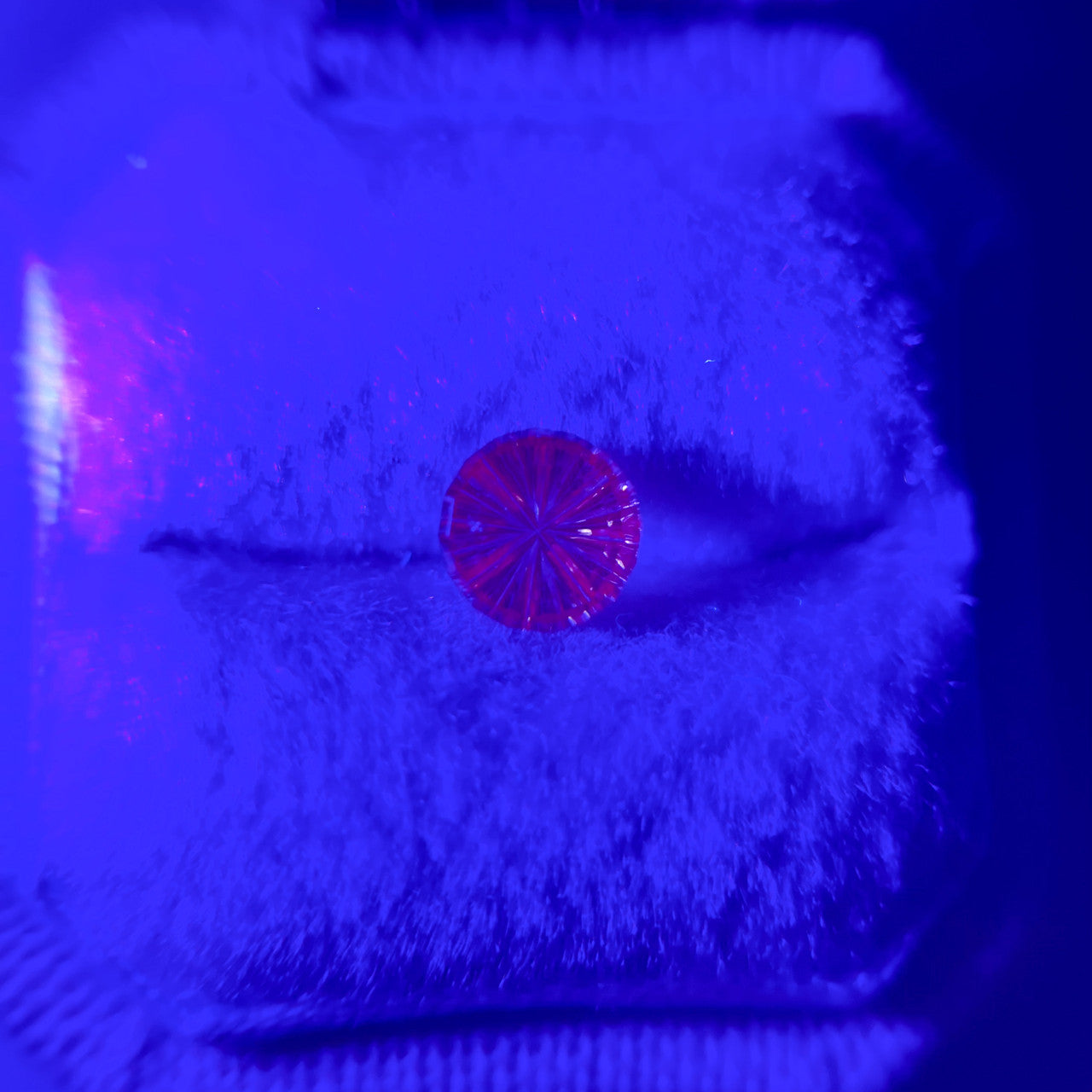 Dragon Malaya Round Garnet StarBrite™ Cut by John Dyer