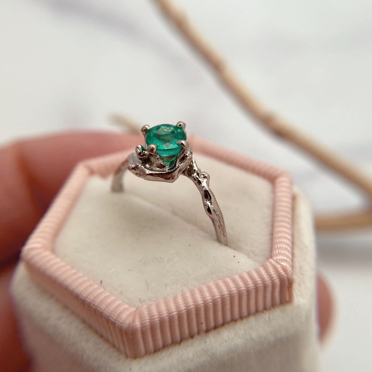 Demi Naples Emerald Ring - Ready To Ship
