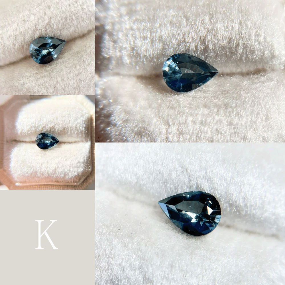 Limited Edition Juniper Teal Sapphire Cluster