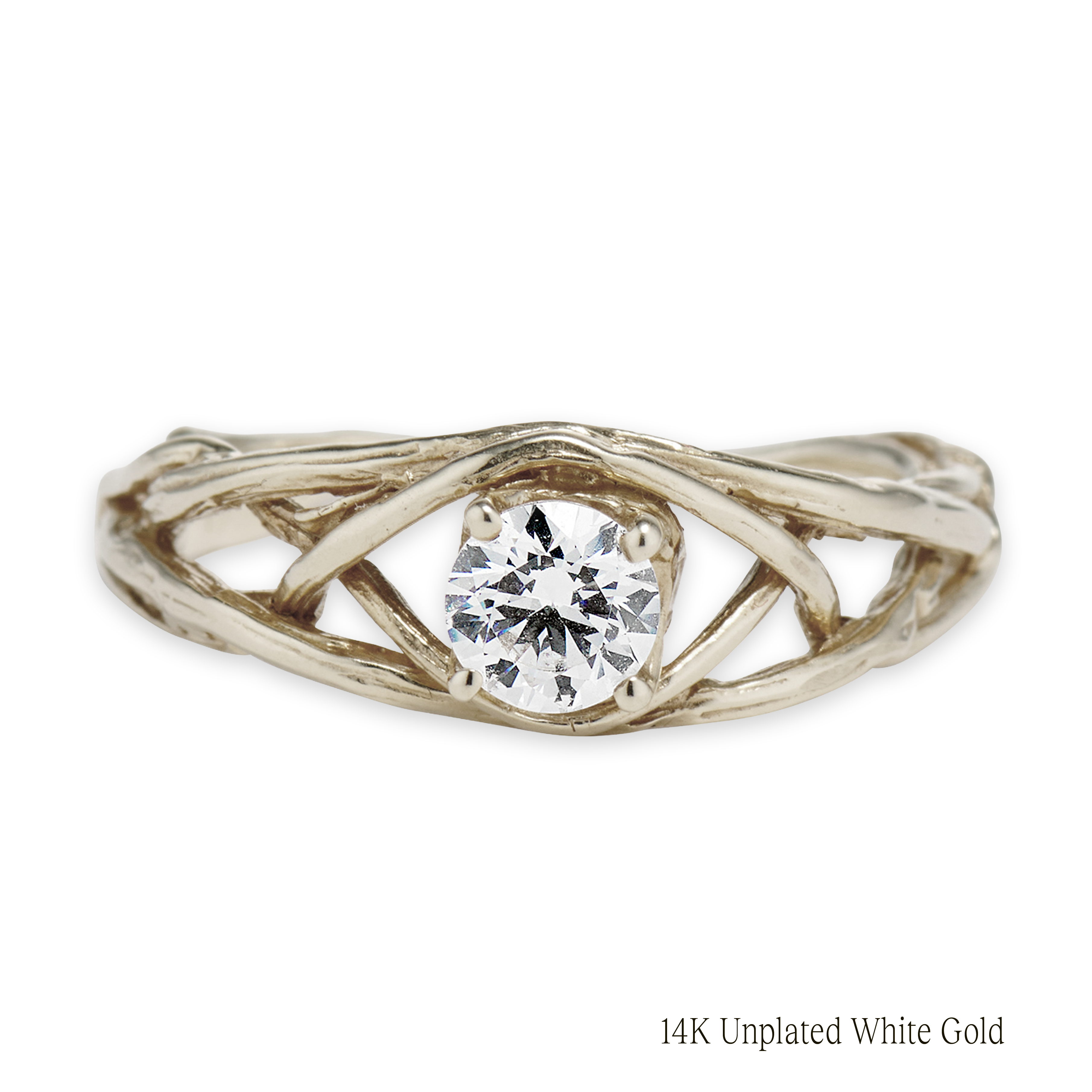 Laurel Diamond Solitaire