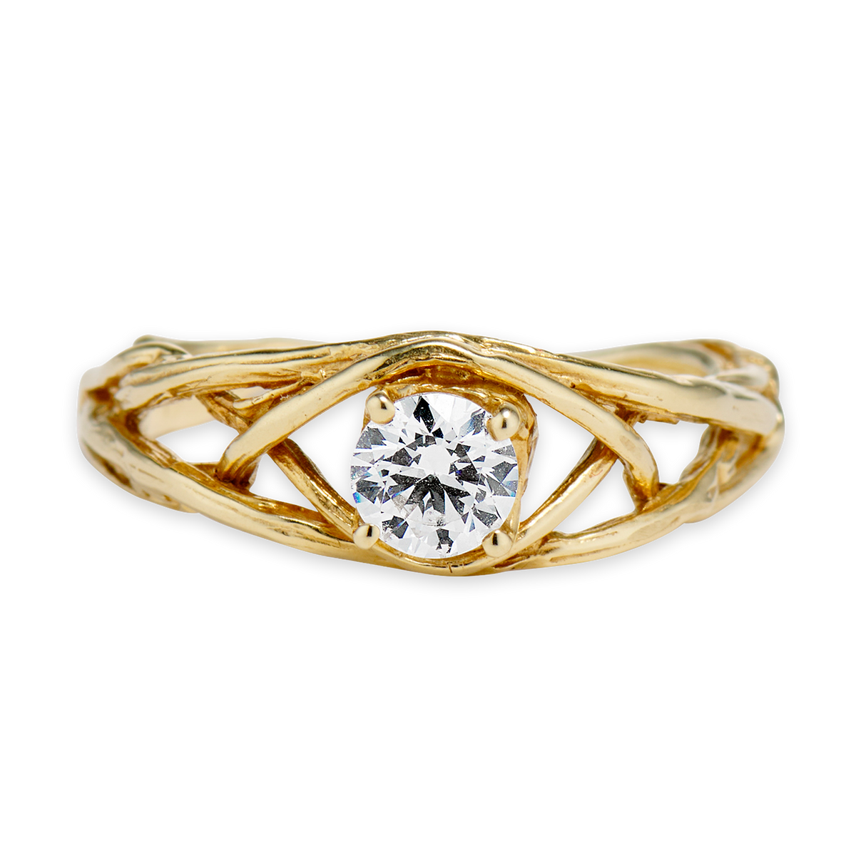 Laurel Diamond Solitaire