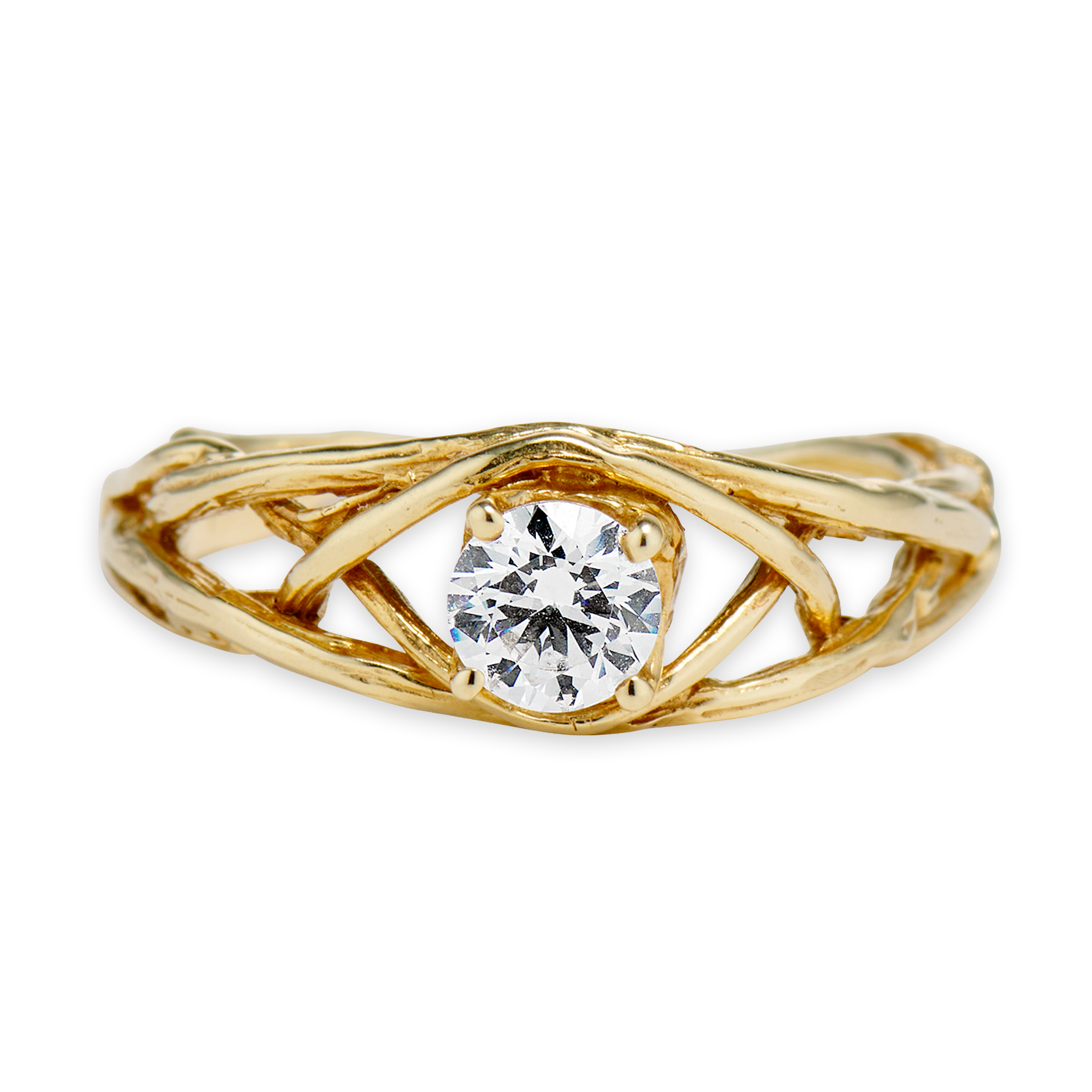 Laurel Diamond Solitaire