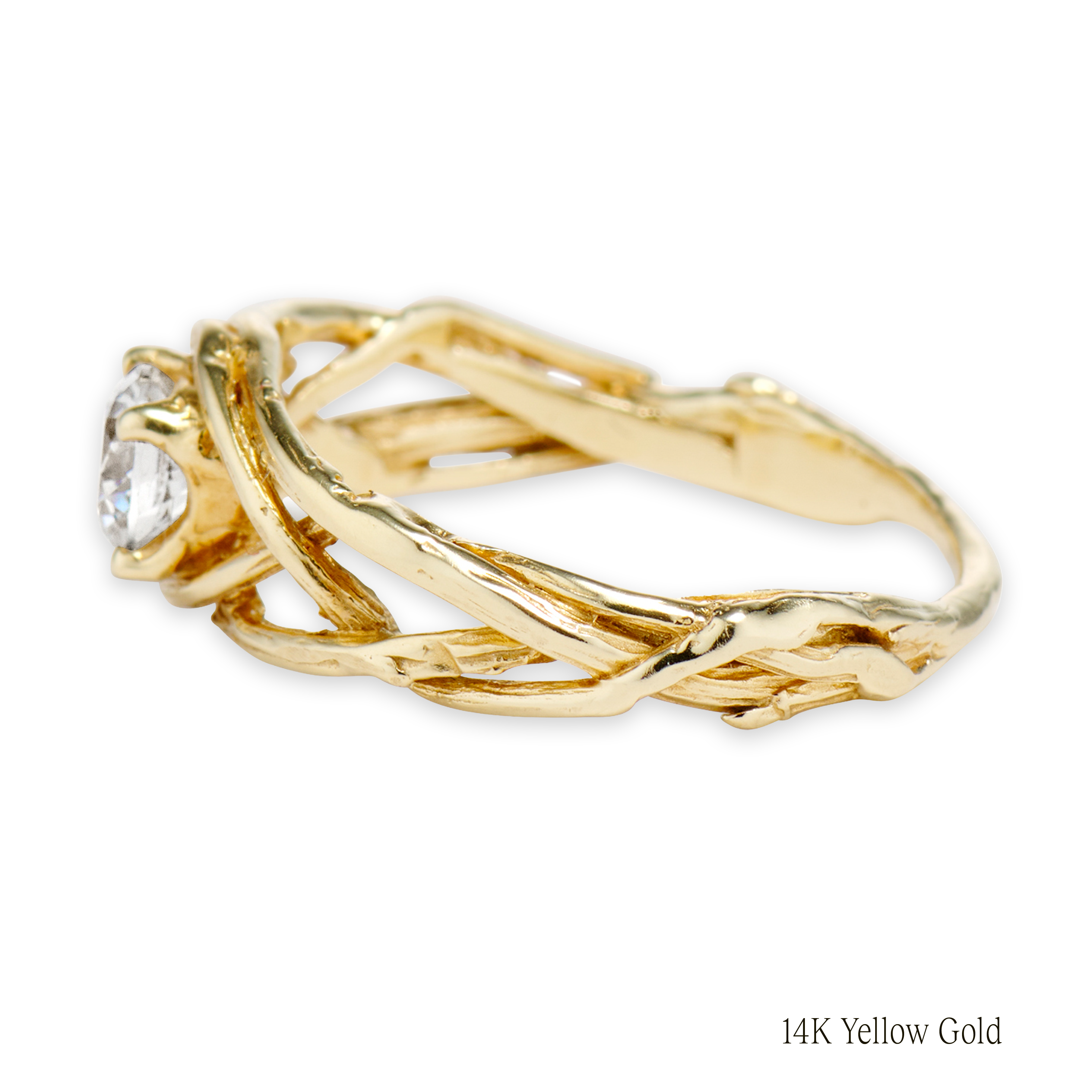 Laurel Diamond Solitaire