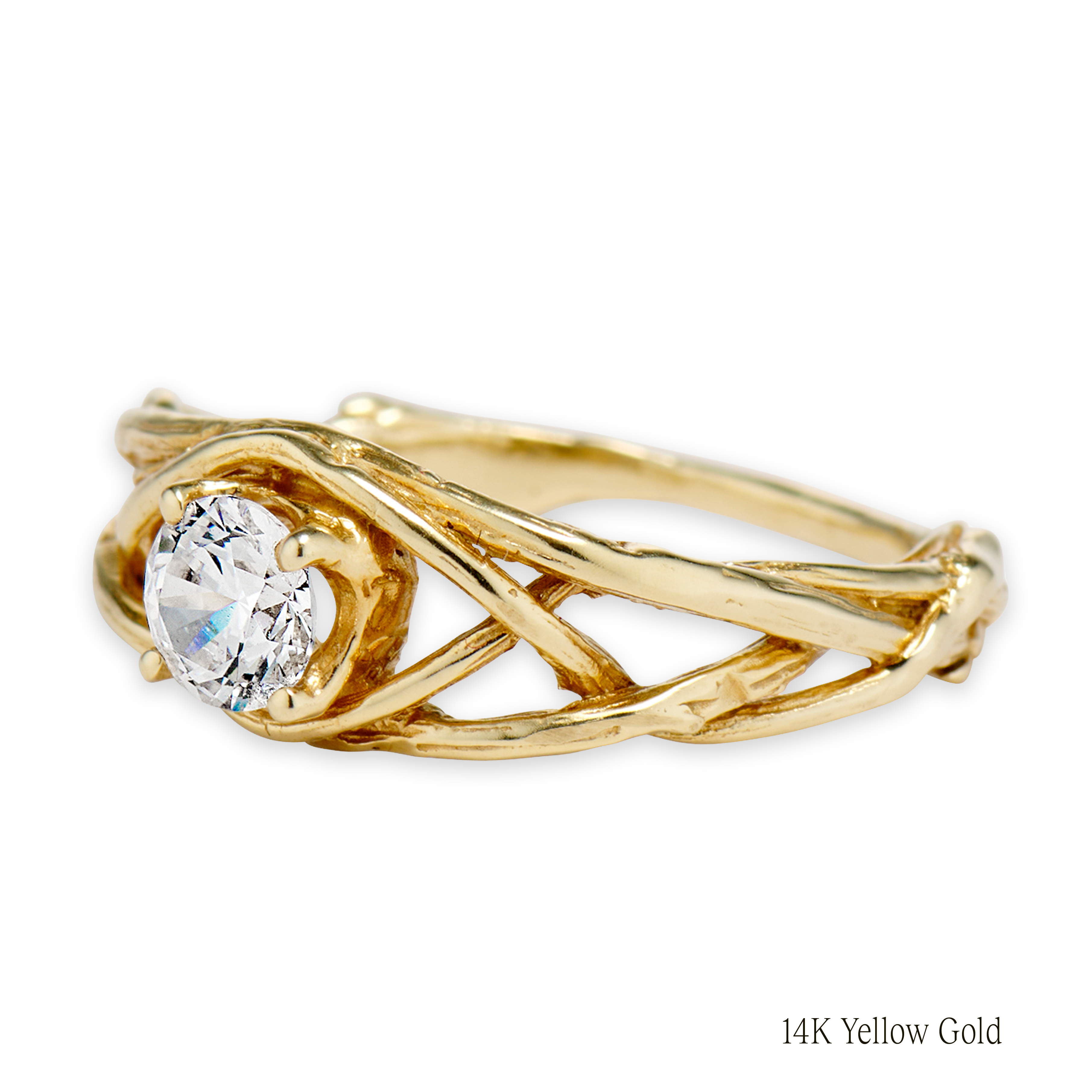 Laurel Diamond Solitaire
