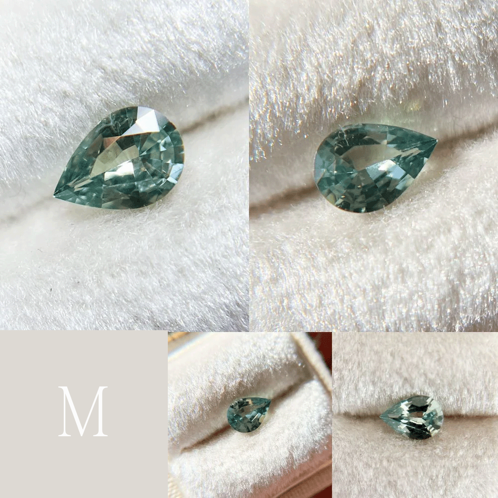 Limited Edition Juniper Teal Sapphire Cluster