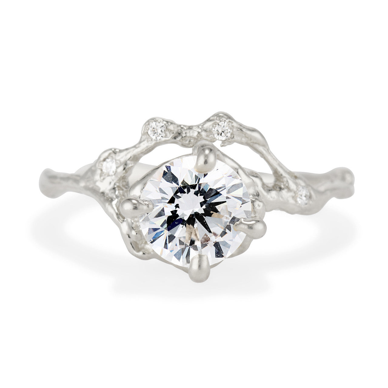 Naples Grande Diamond Half Halo Ring