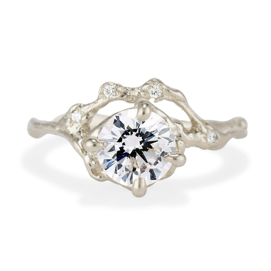 Naples Half Halo Ring Setting