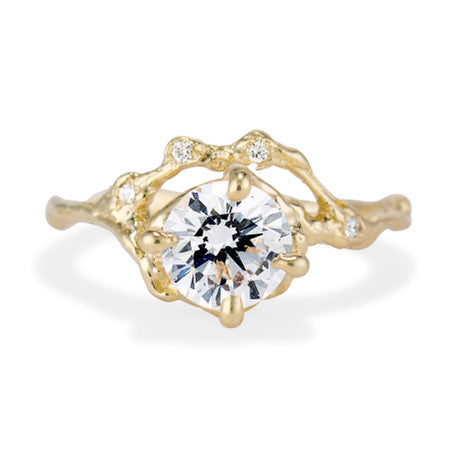Naples Half Halo Ring Setting