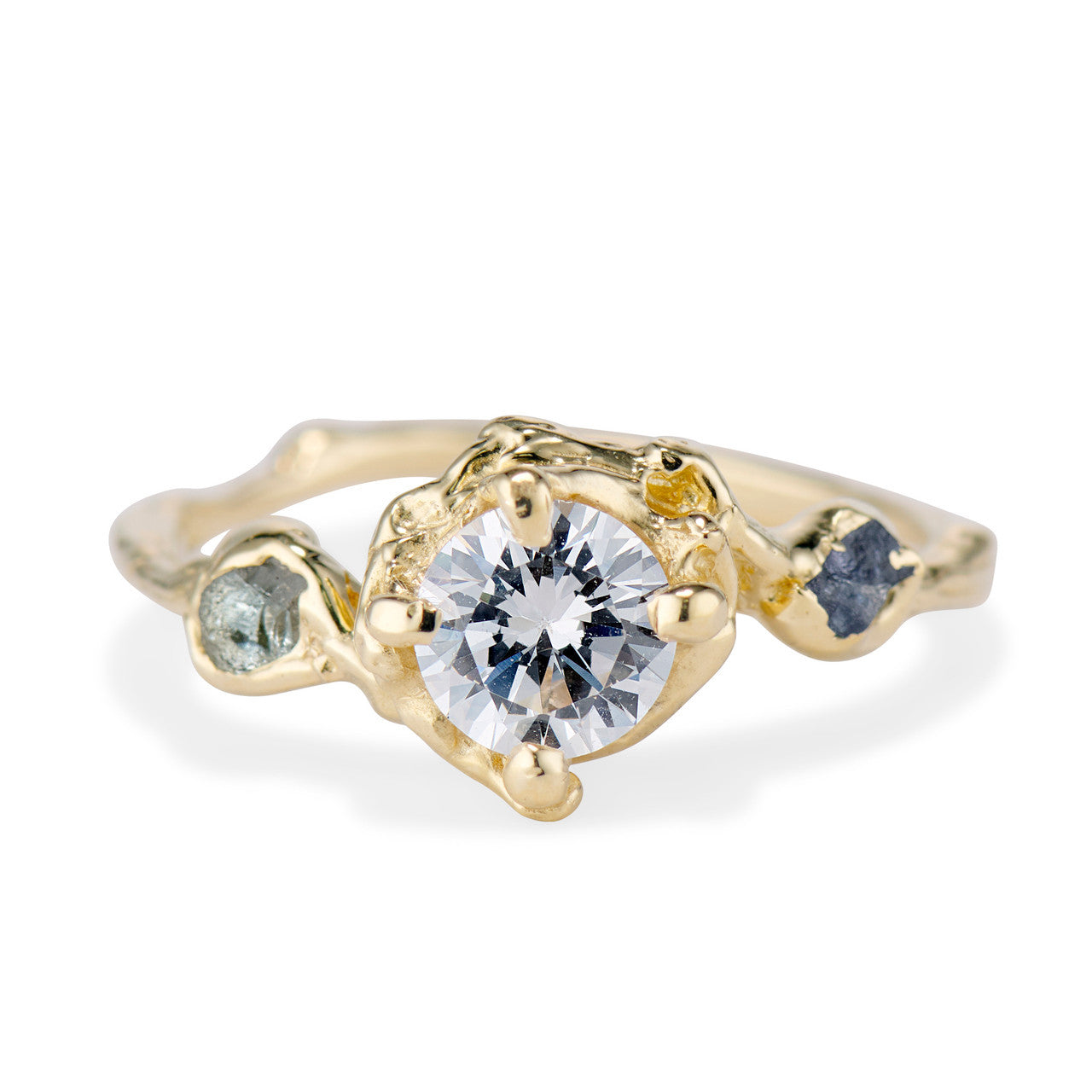 PAYMENTS 1-3 Naples Trio with Pear Cut Lab Grown Alexandrite - 1289