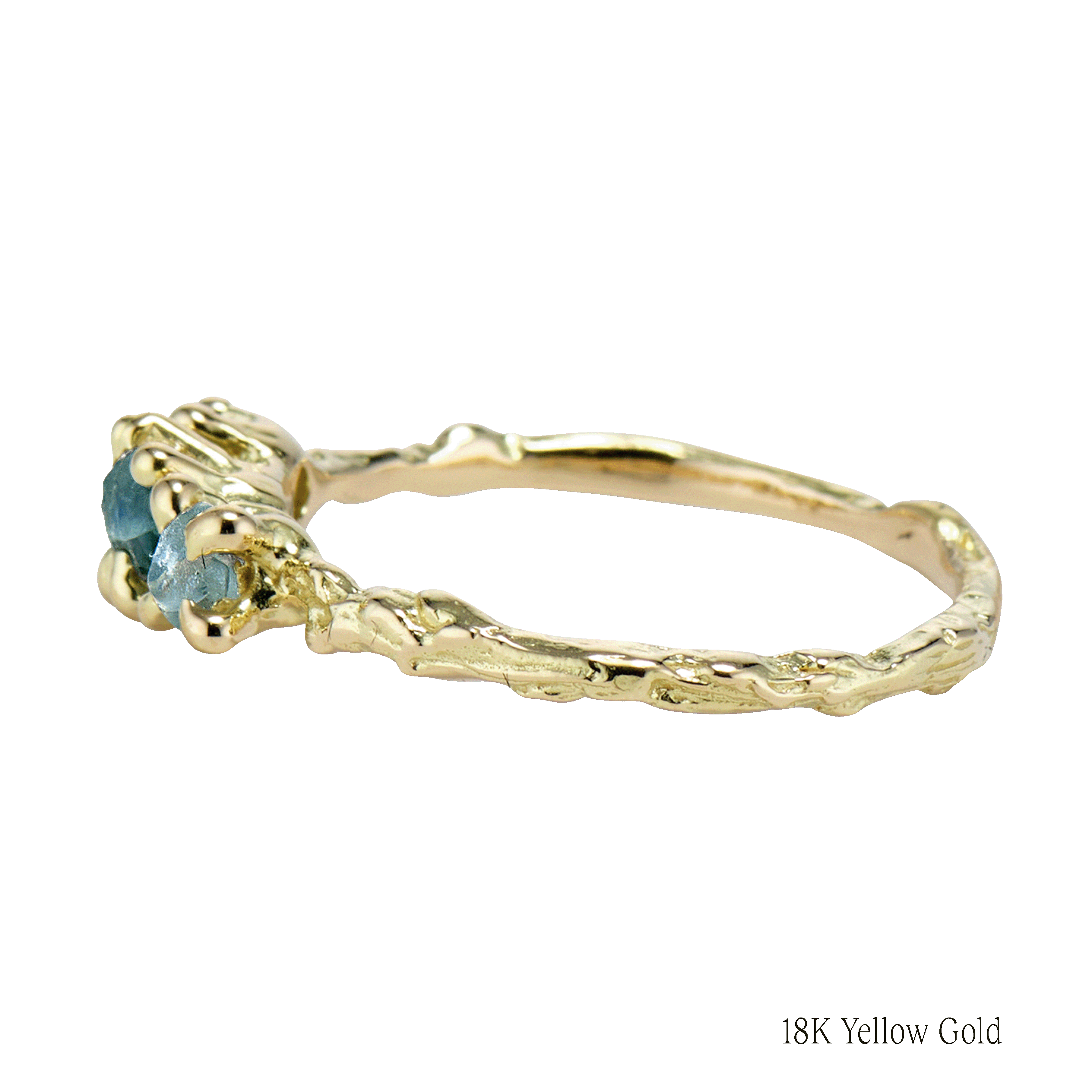 Naples Montana Sapphire Three Stone