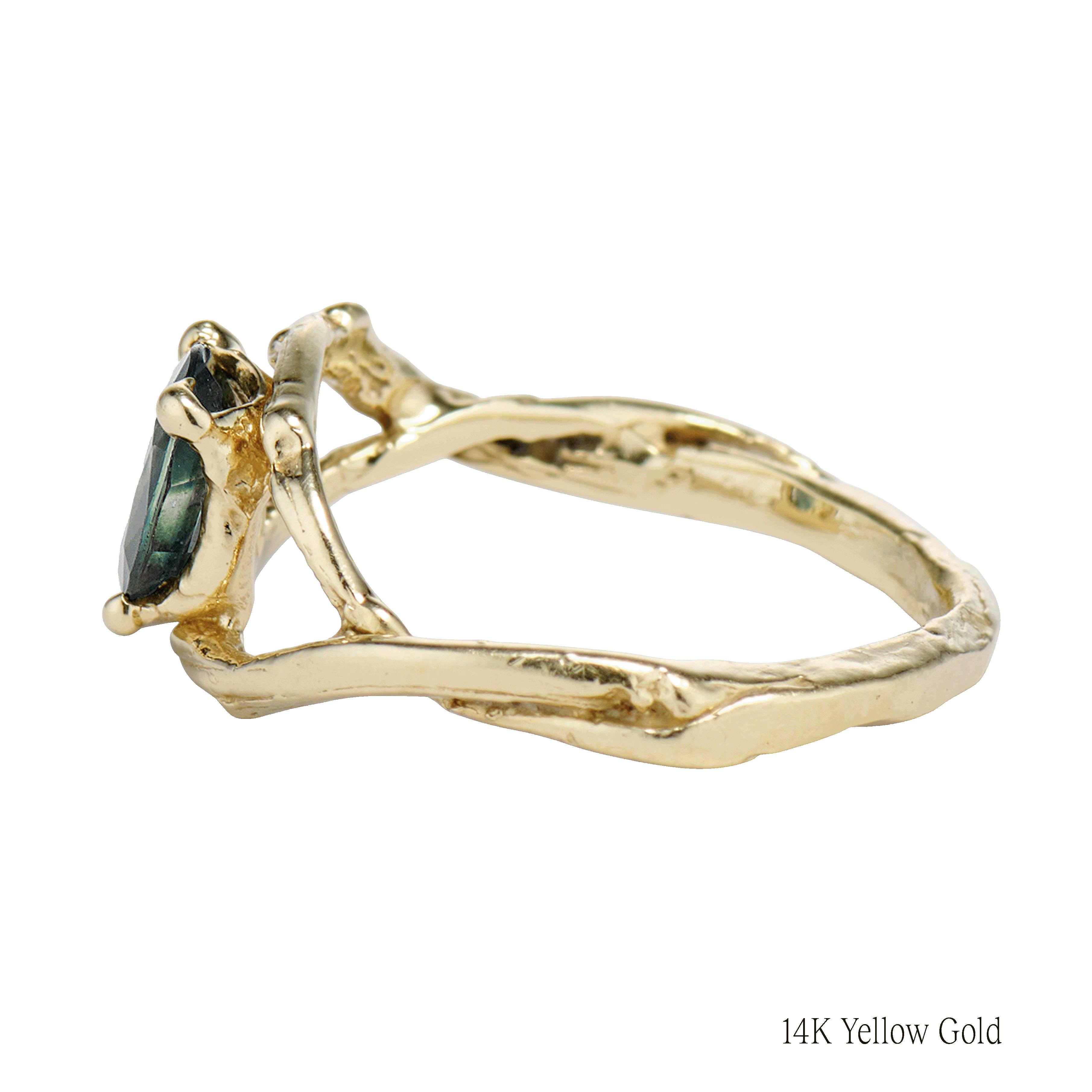 Unity Oval Montana Sapphire Solitaire