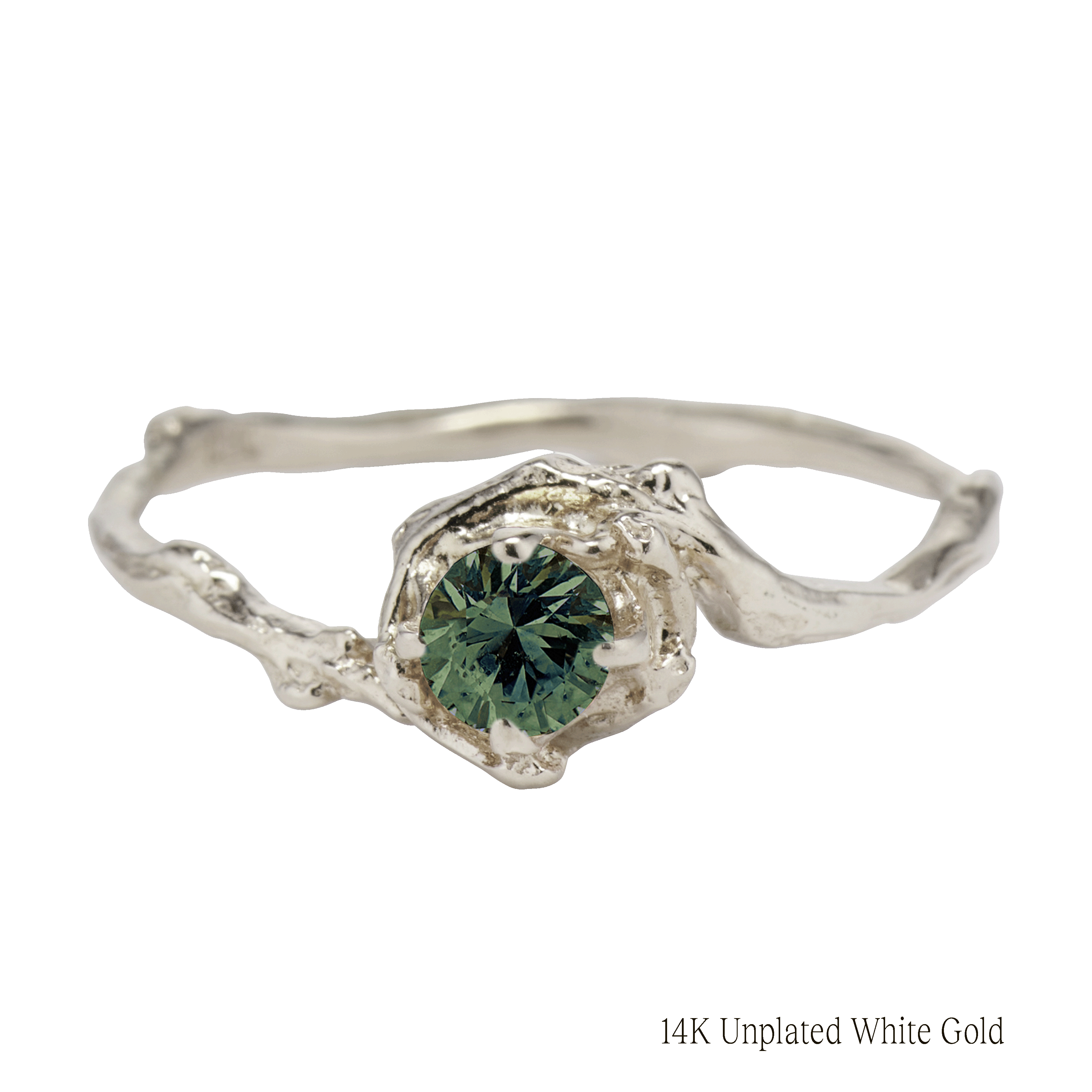 Petite Naples w/Green Sapphire
