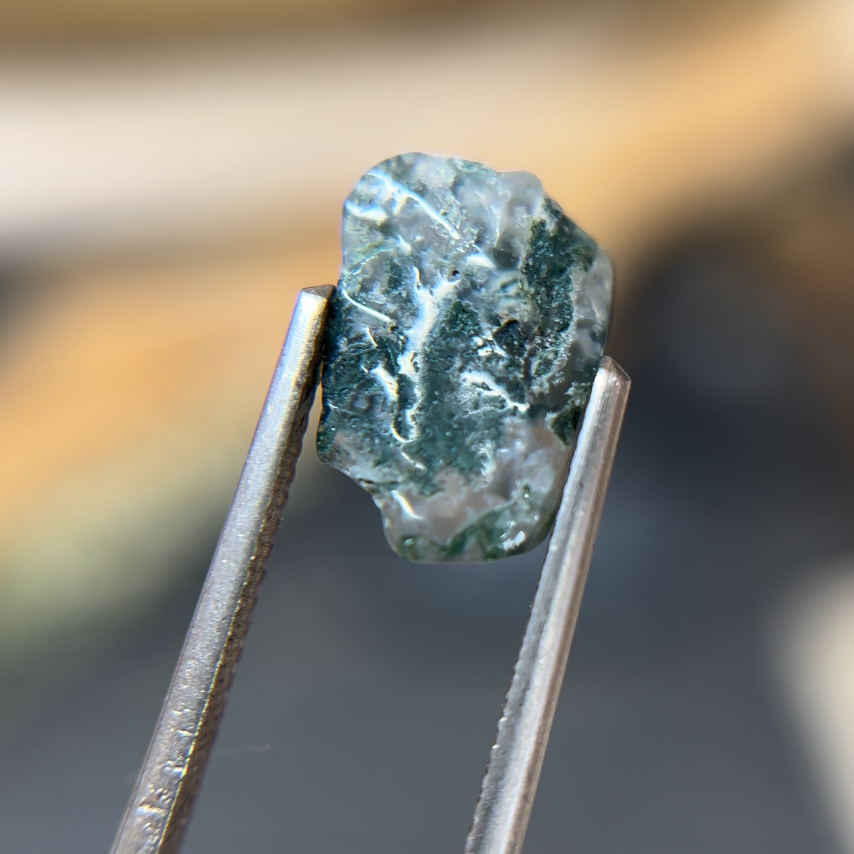 Uncut Moss Agate