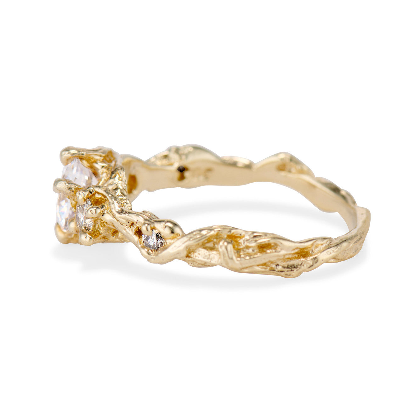 Woodland Three Stone Setting