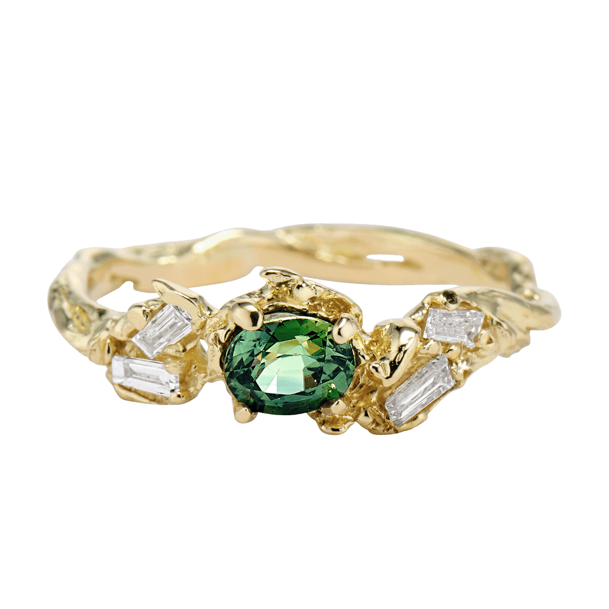 Union Green Sapphire Ring