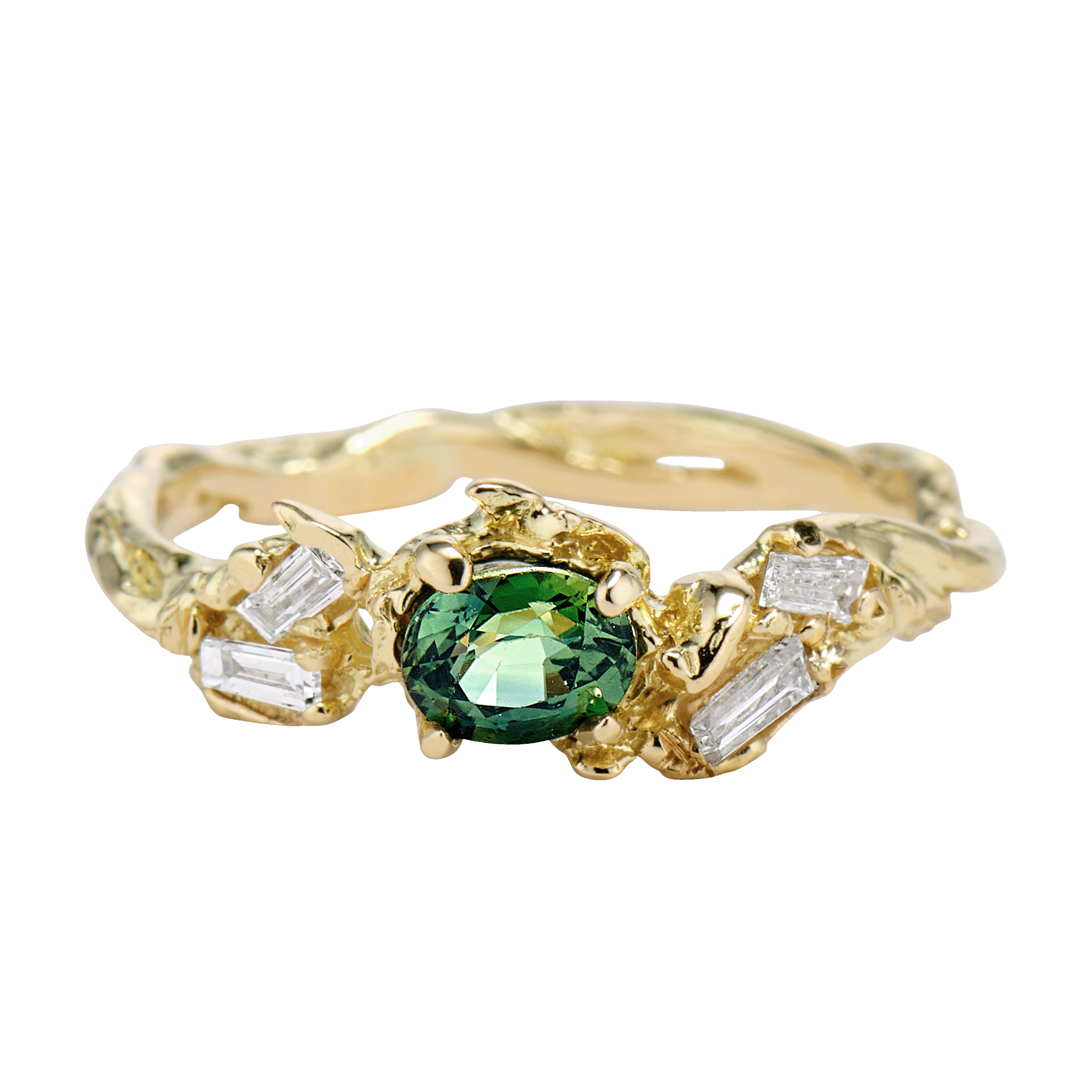 Union Green Sapphire Ring