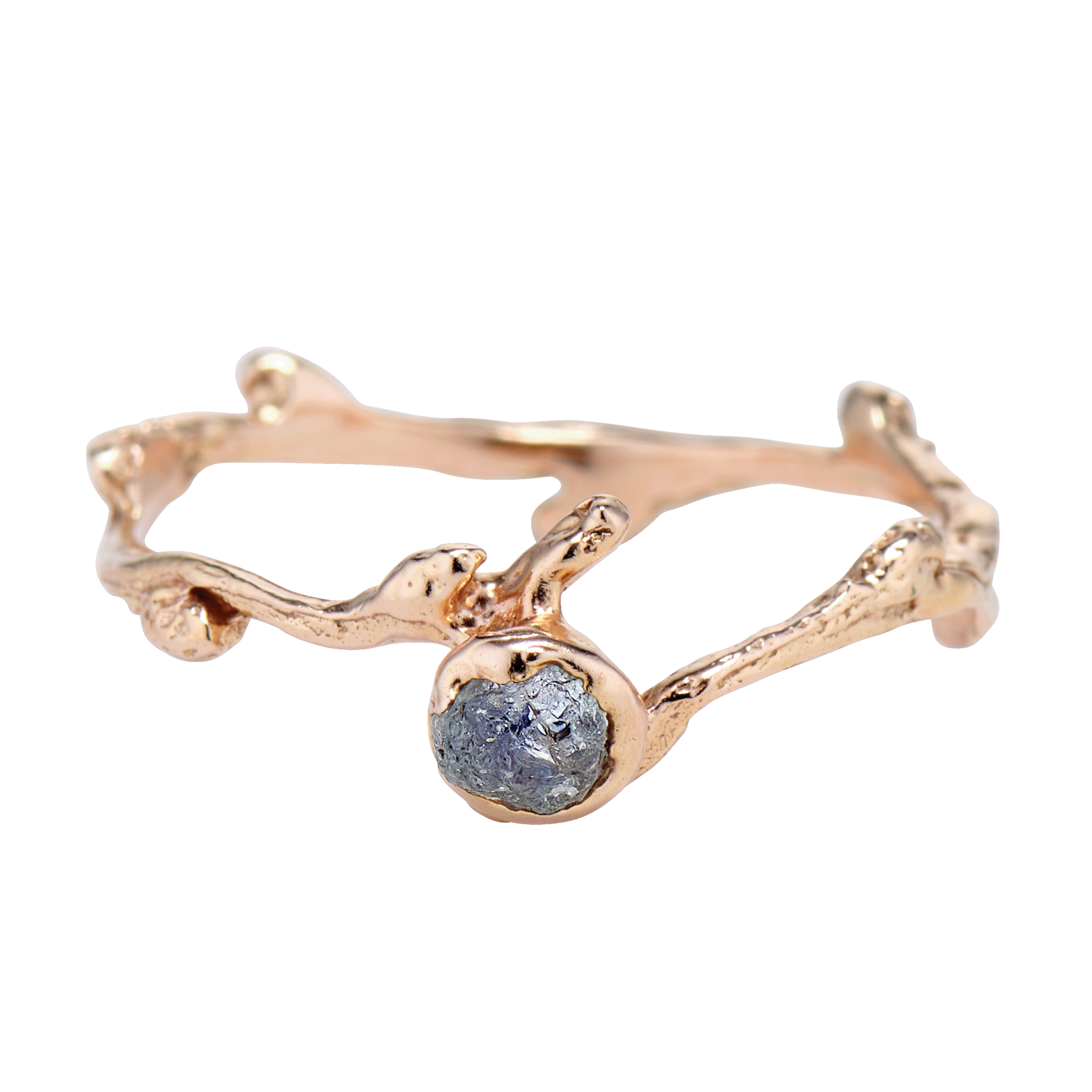 Verona Rough Sapphire Ring