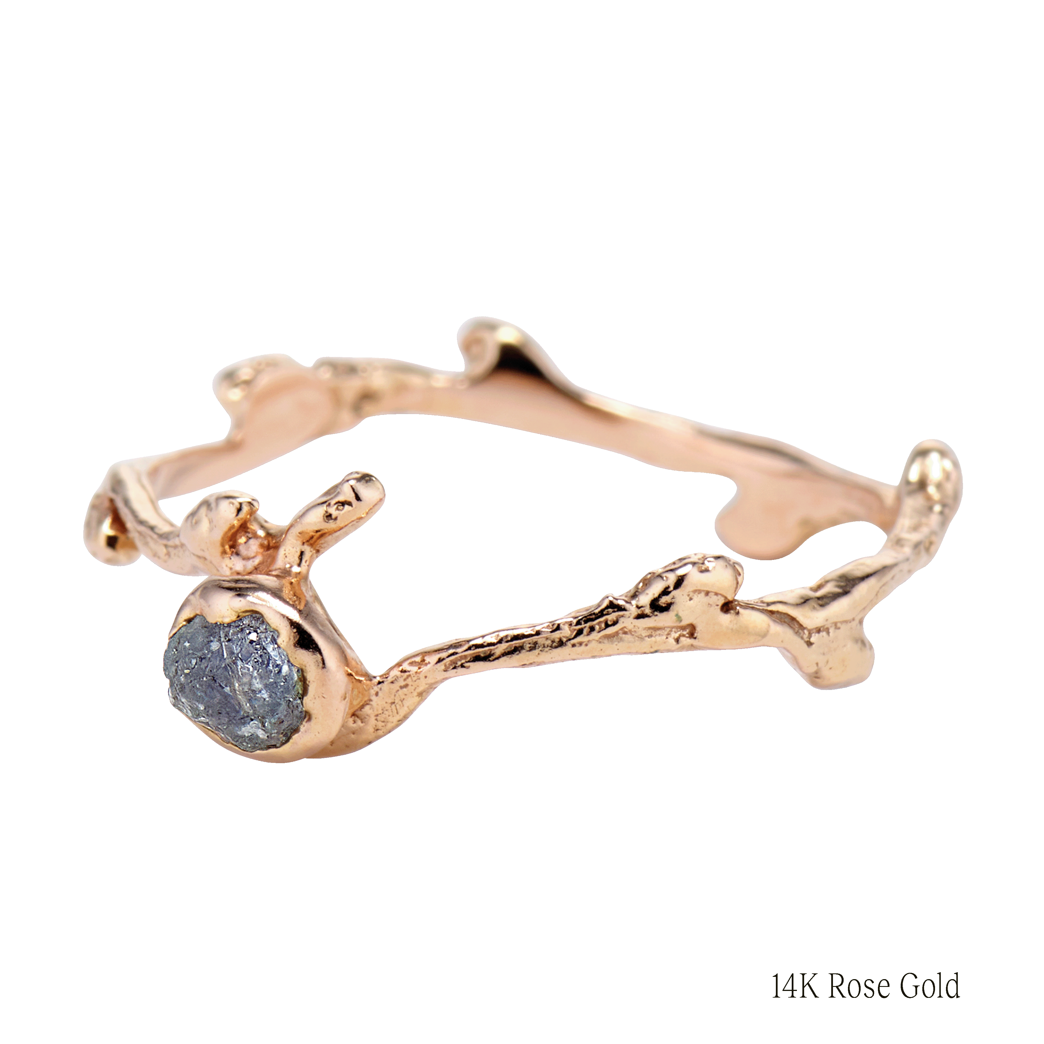 Verona Rough Sapphire Ring