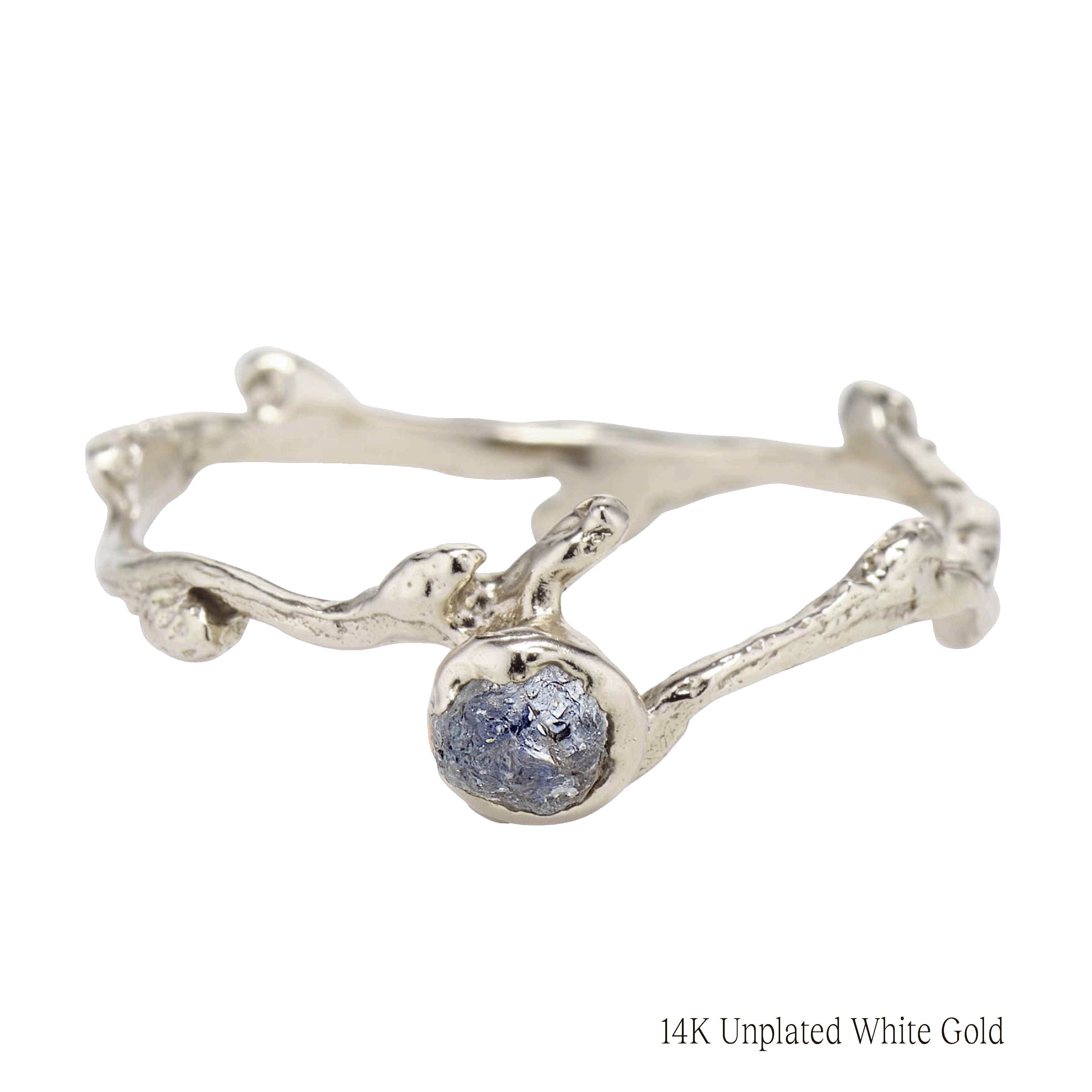 Verona Rough Sapphire Ring