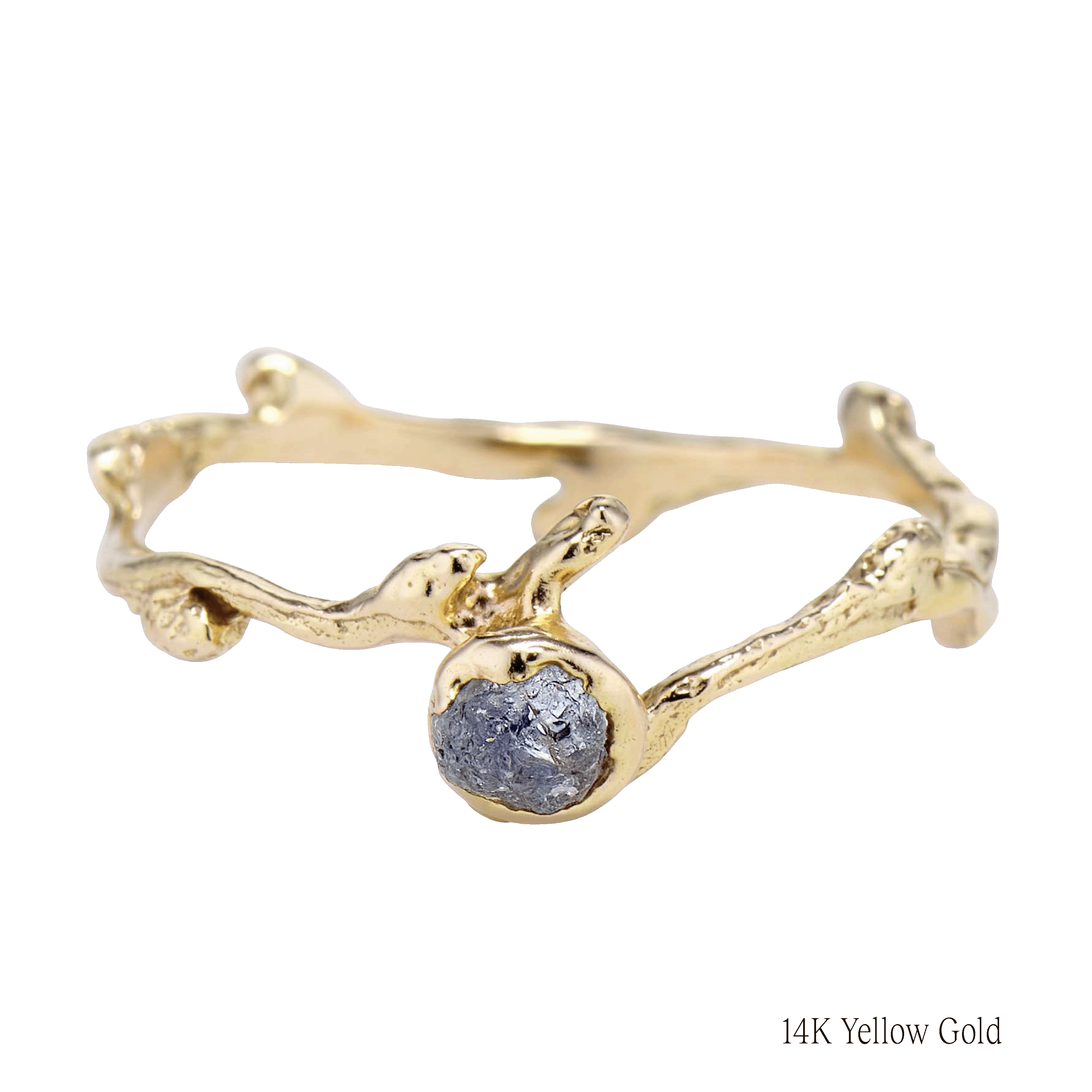 Verona Rough Sapphire Ring