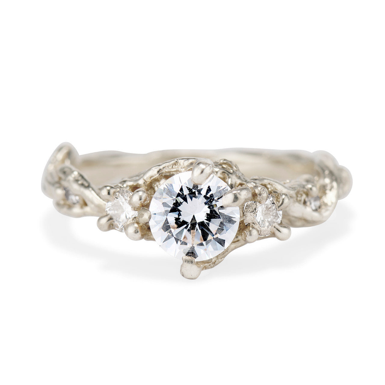 Woodland Diamond Three Stone Ring
