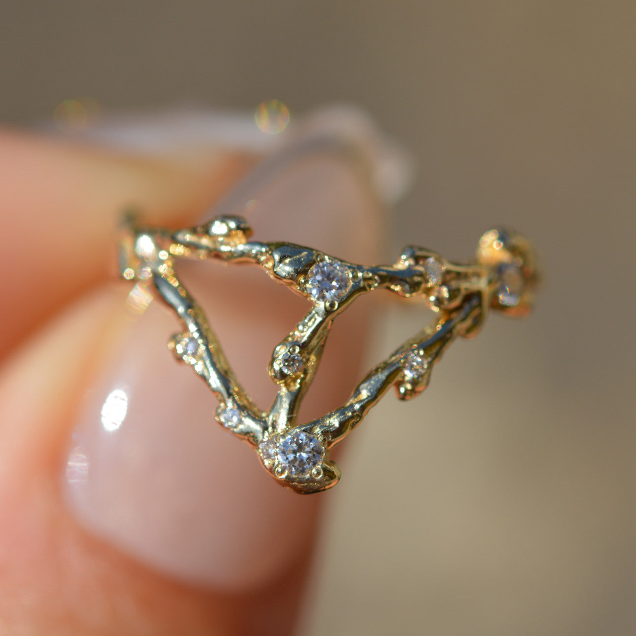 Aquarius Zodiac Constellation Ring