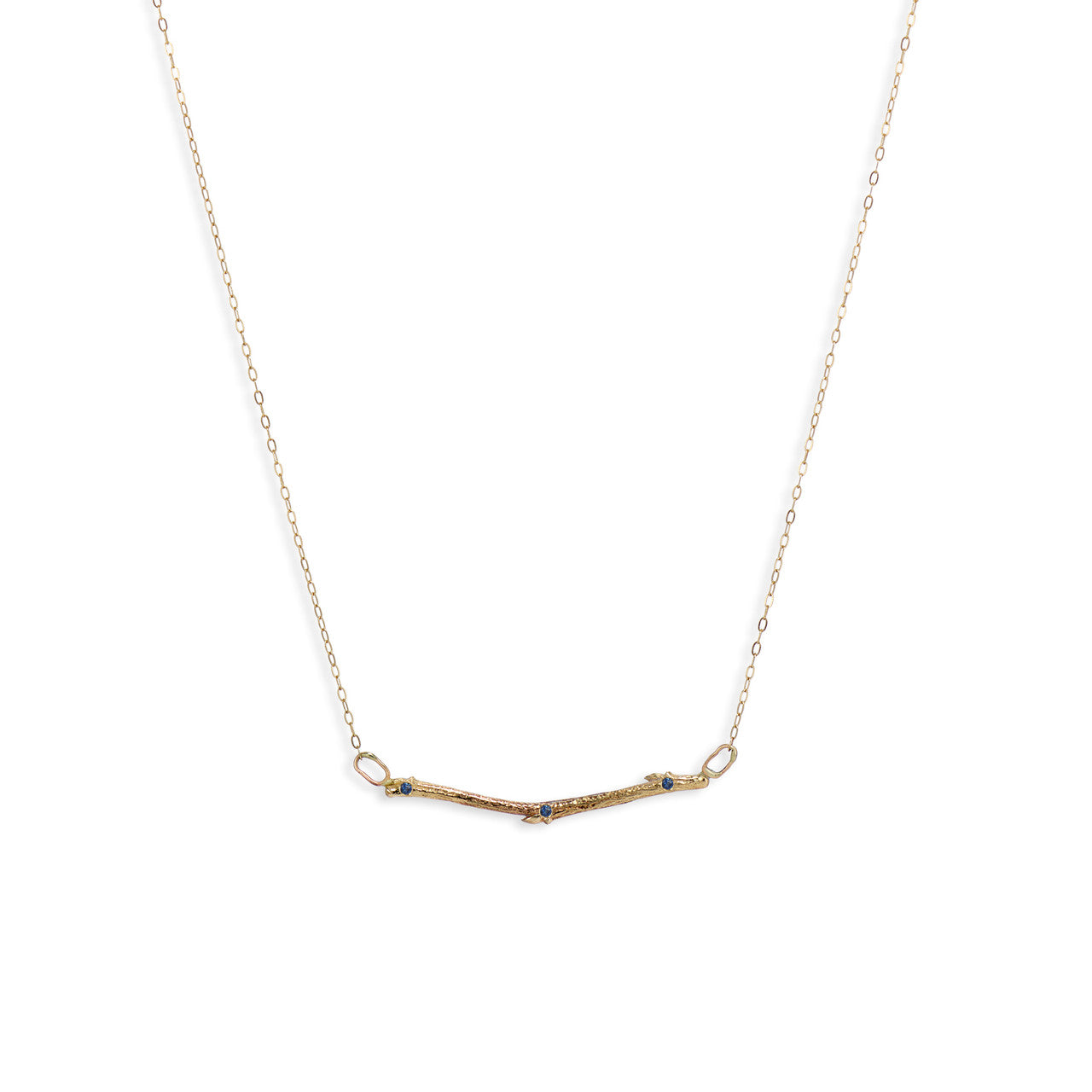 14K yellow gold bridal necklace by Olivia Ewing Jewelry