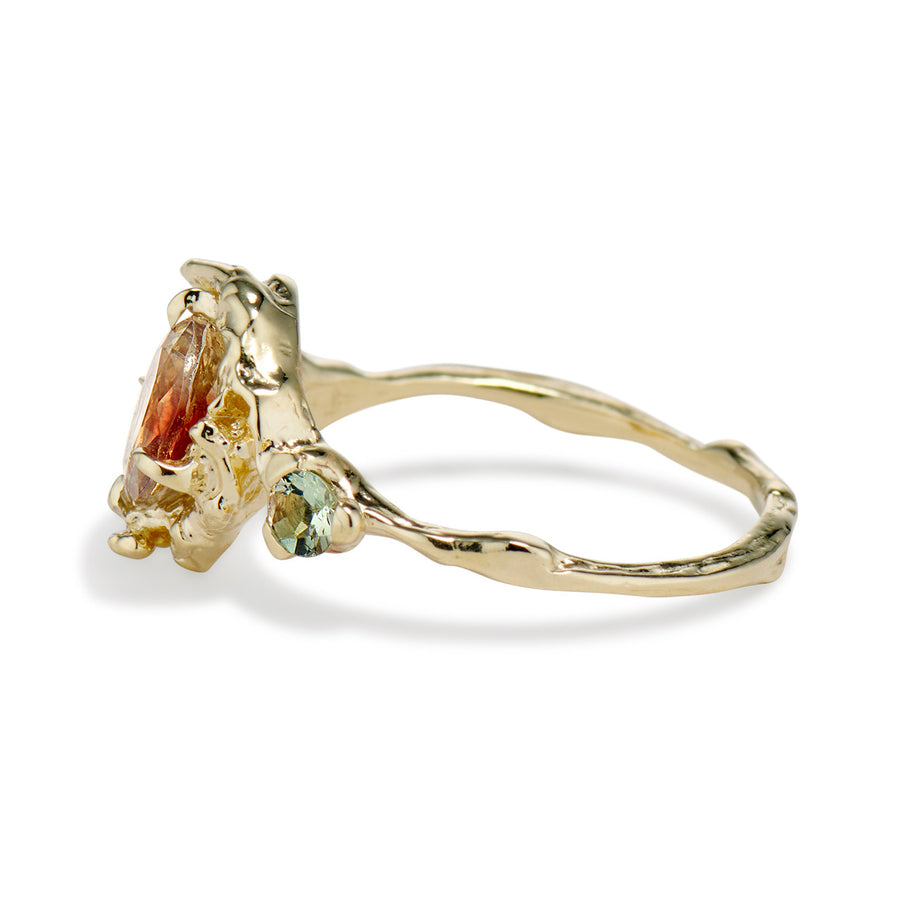 Nature inspired engagement ring by Olivia Ewing Jewelry