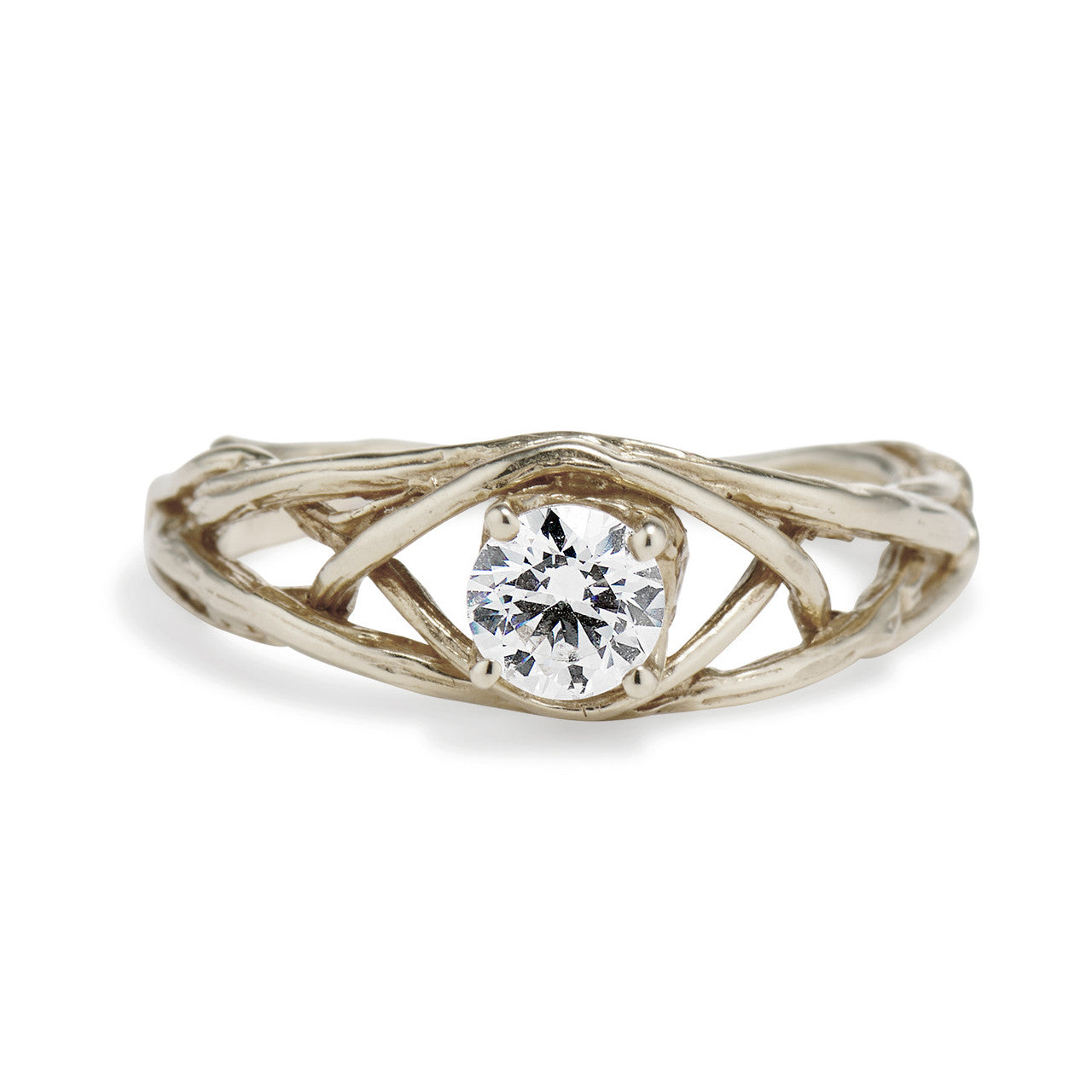 Laurel Solitaire Ring Setting
