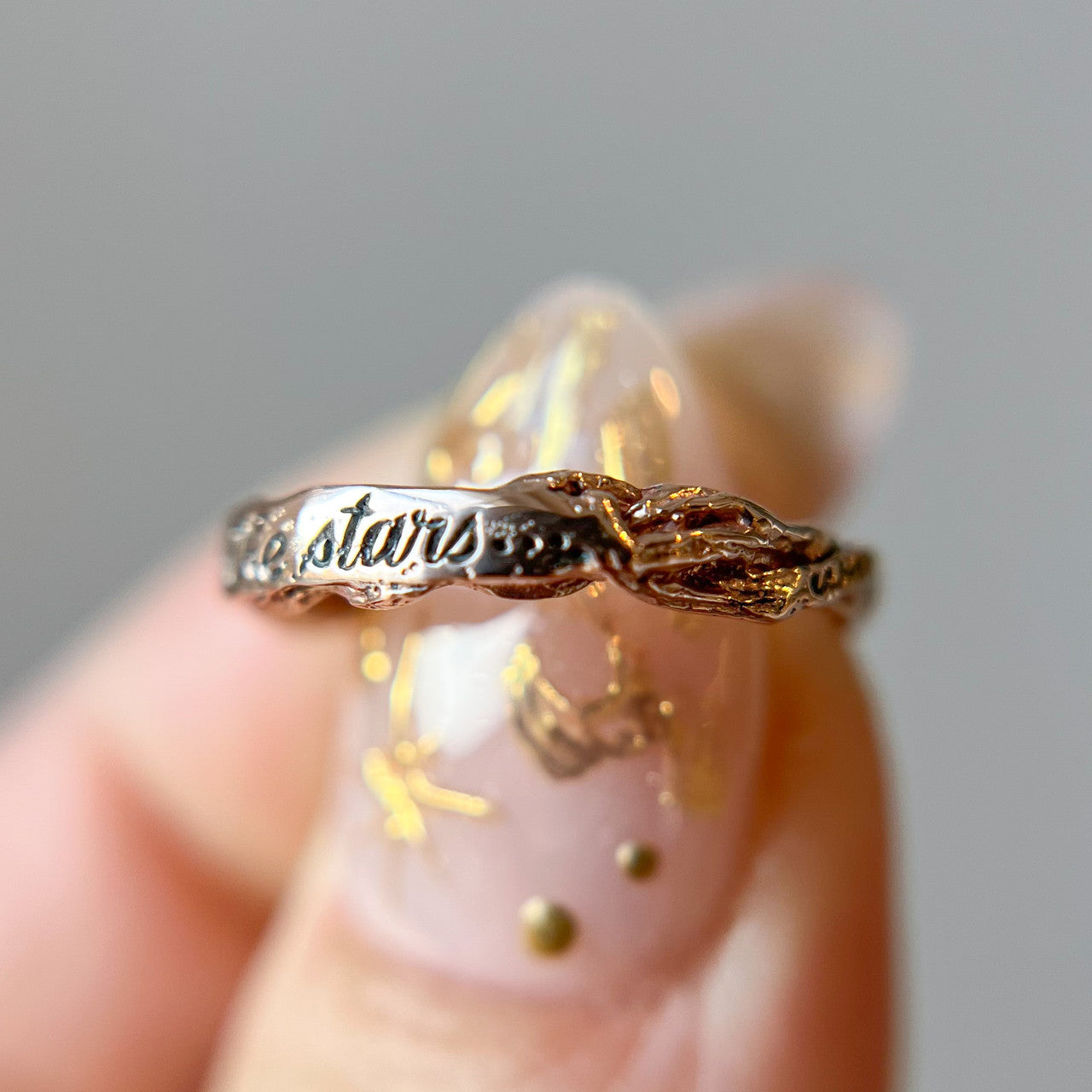 To The Stars Who Listen... Woodland Signet Ring