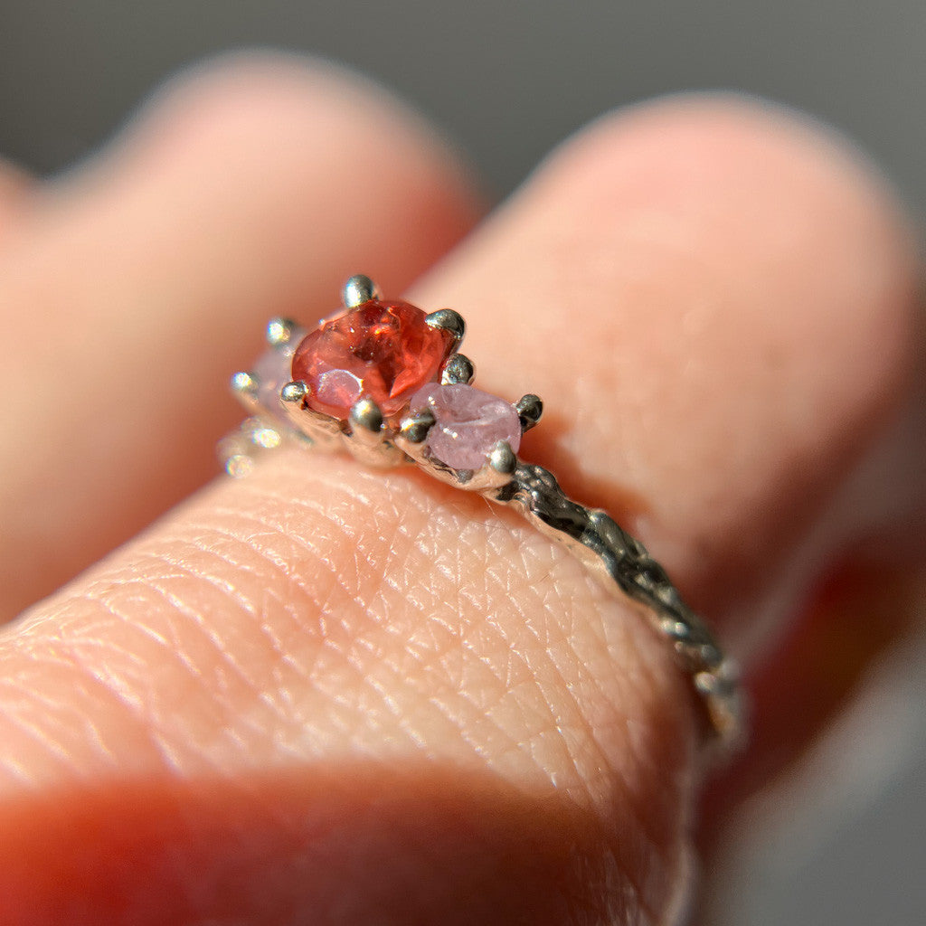 Naples Three Stone Setting
