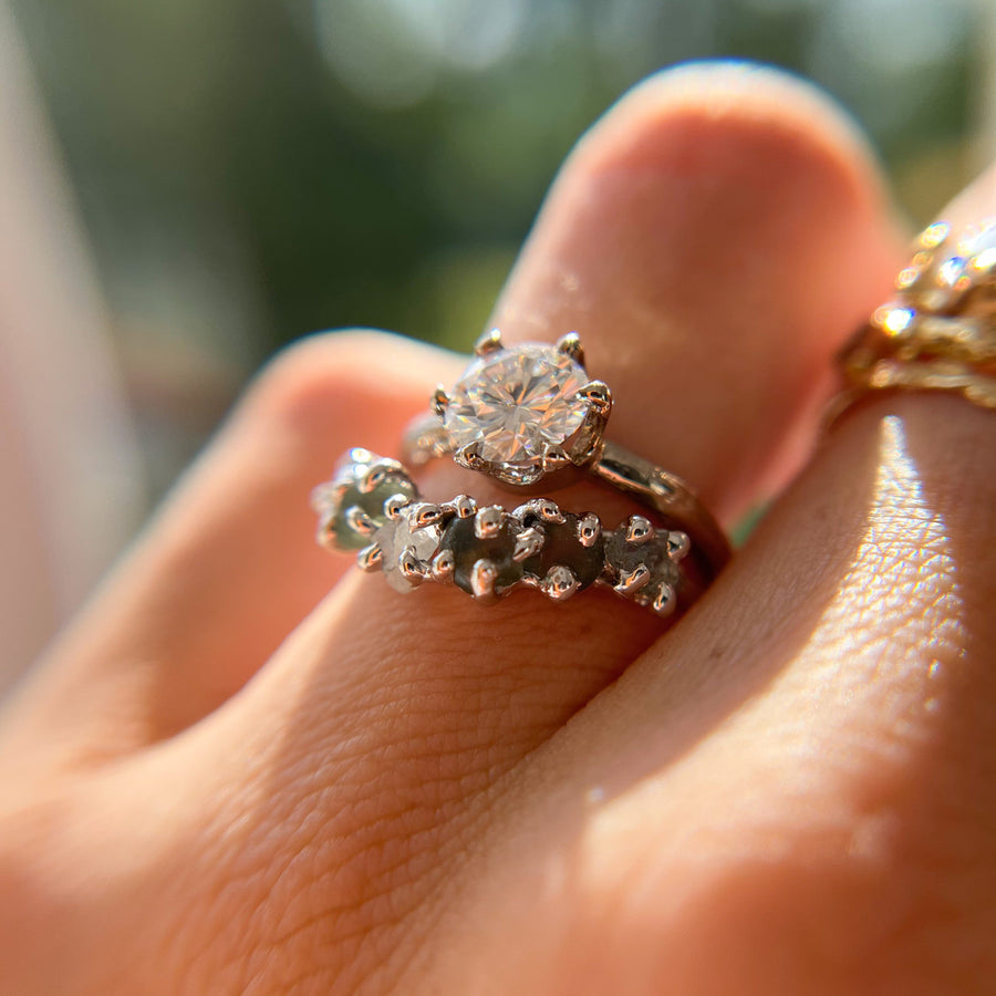 Clarabelle Moissanite Solitaire - Ready To Ship