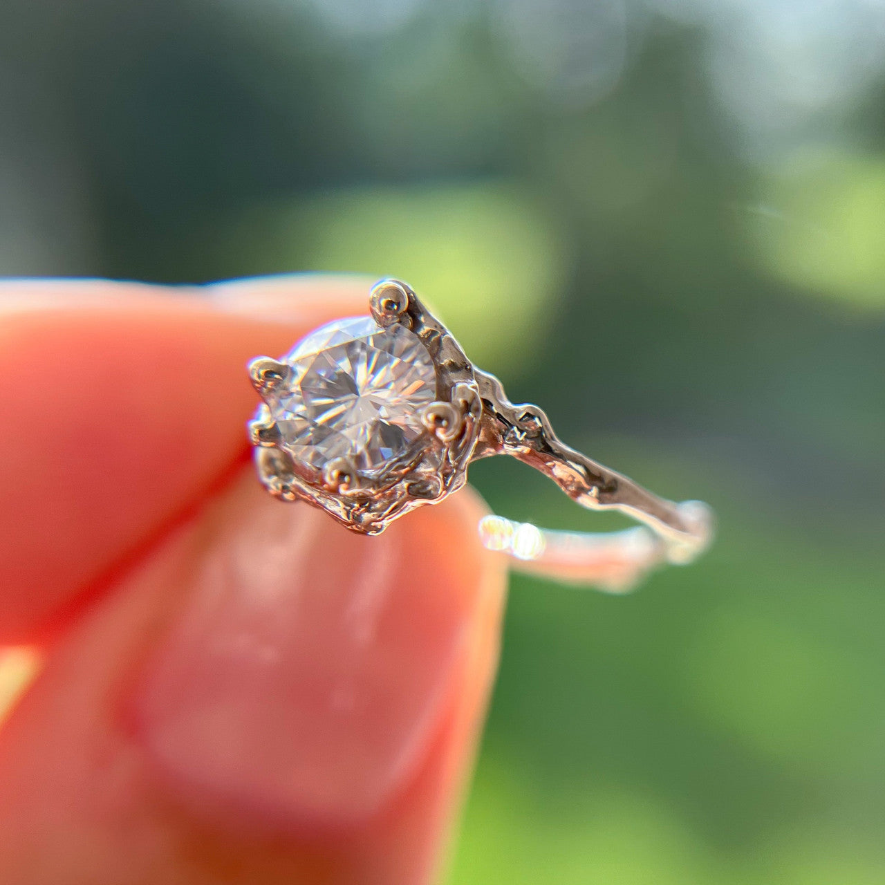 Demi Naples Diamond Solitaire Ring