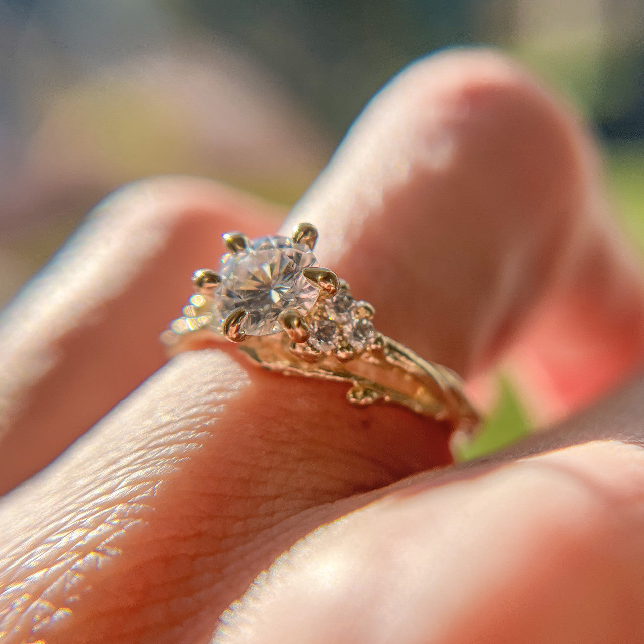 Feyre Diamond Cluster Ring
