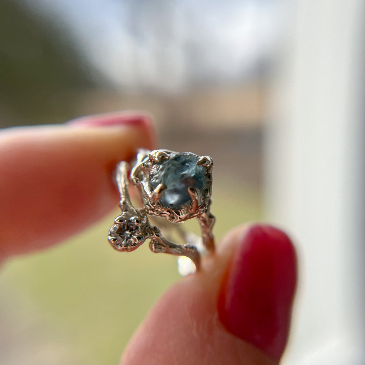Naples Diamond Crown Contour Ring