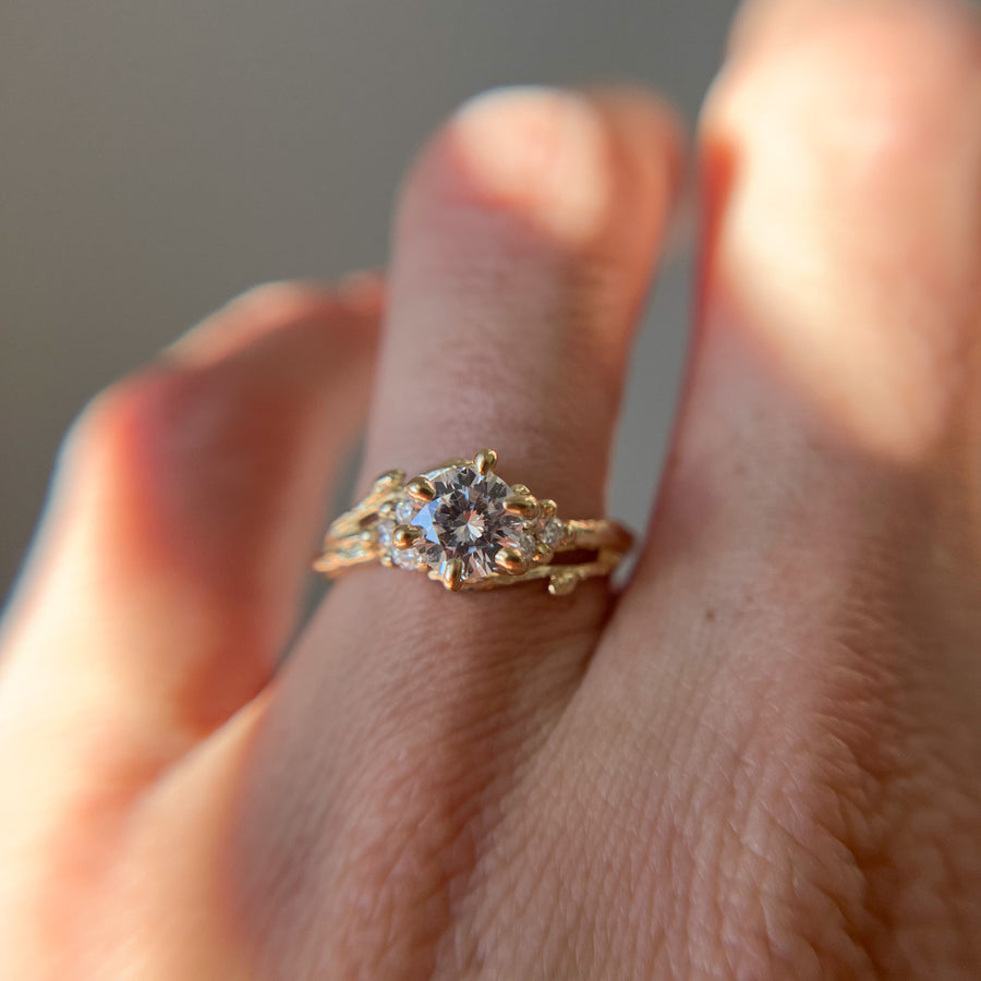 Feyre Diamond Cluster Ring - Ready To Ship