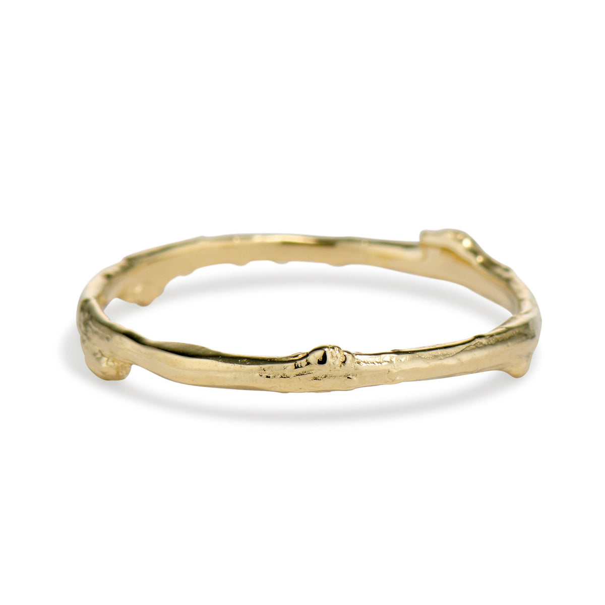 Twig wedding ring by Olivia Ewing Jewelry