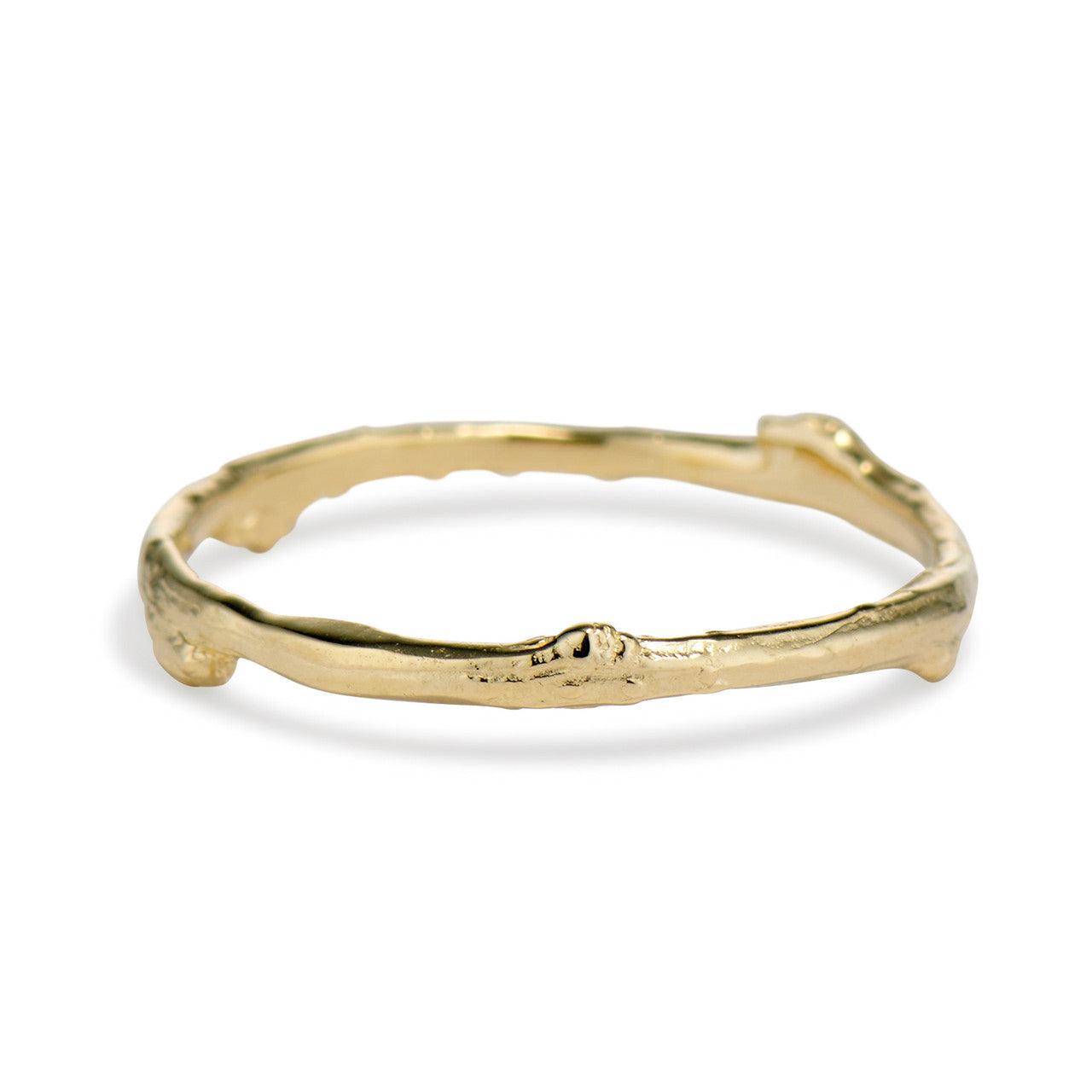 Twig wedding ring by Olivia Ewing Jewelry