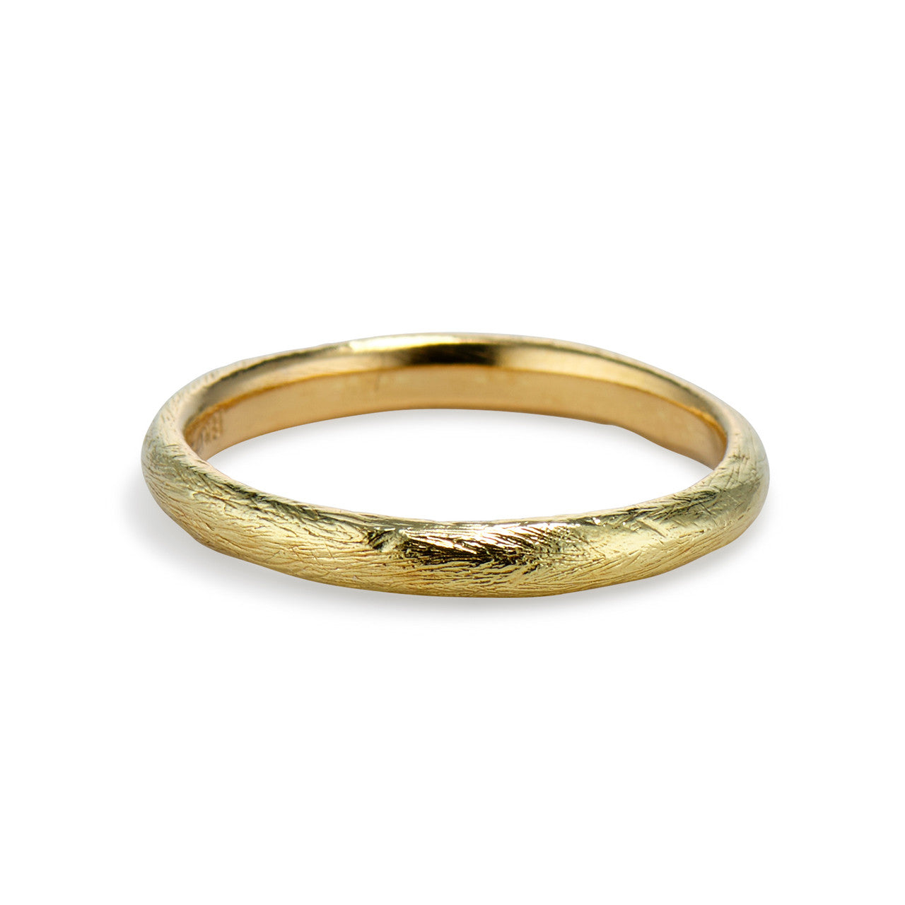 14K Yellow Gold 3mm Lee Ring by Olivia Ewing Jewelry