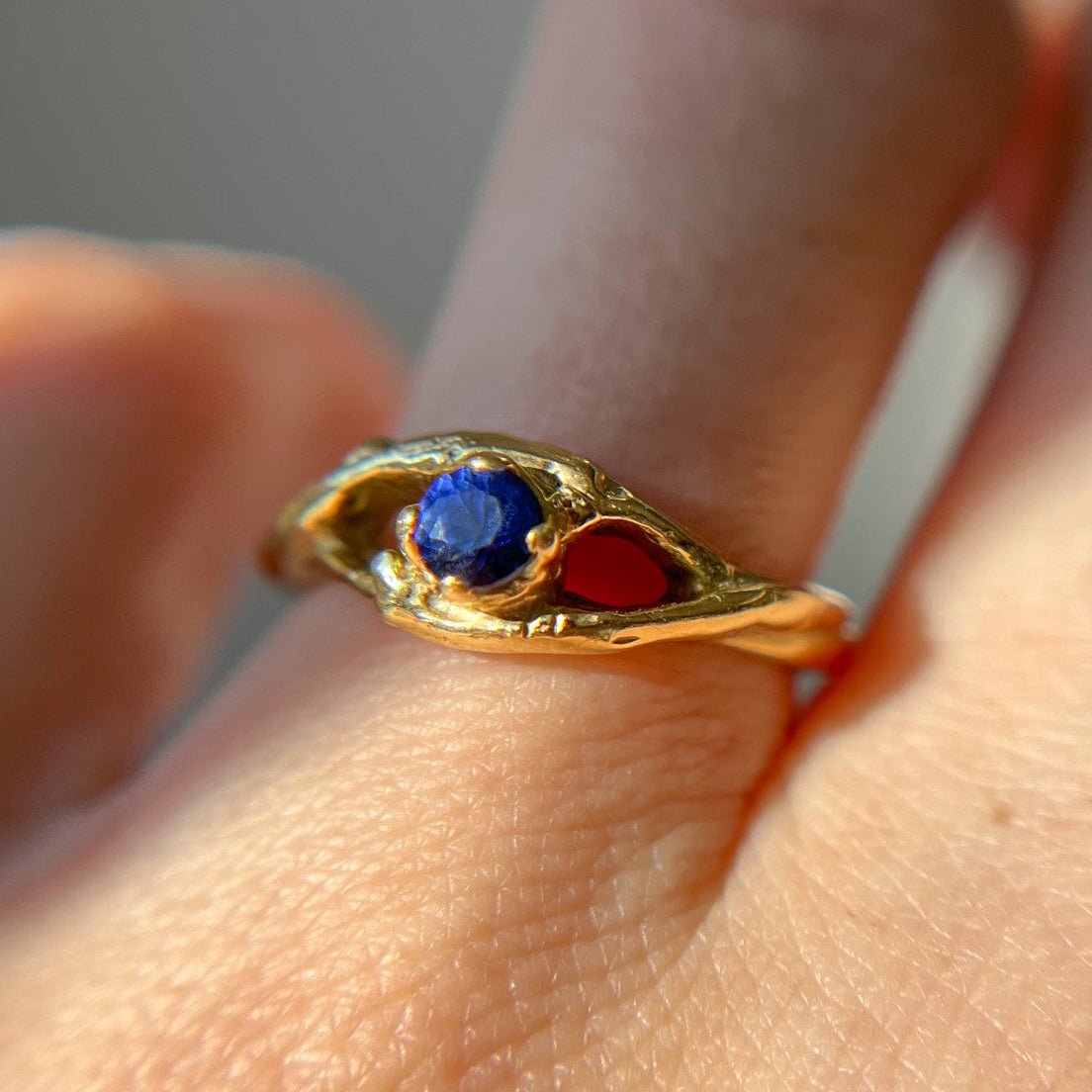 Harmony Sapphire Solitaire Ring - Ready To Ship