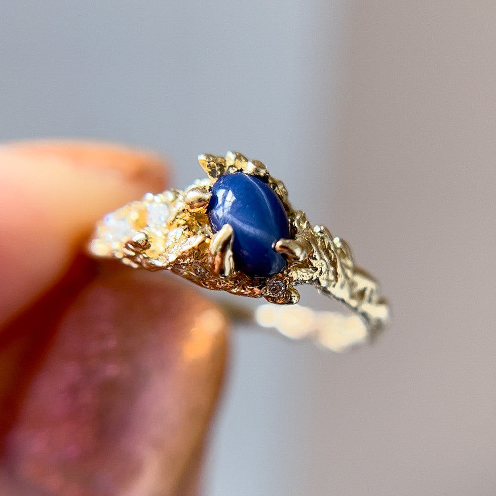 Juniper Star Sapphire Cluster - Ready To Ship