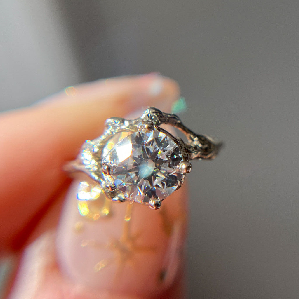 Naples Grande Diamond Half Halo Ring