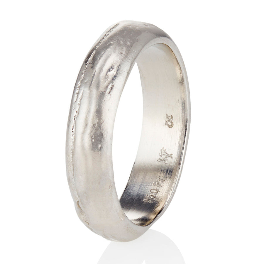 Nature inspired wedding band by Olivia Ewing Jewelry
