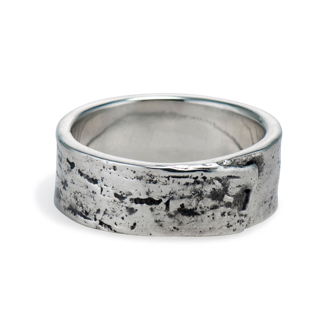 Silver Wide Monhegan Ring
