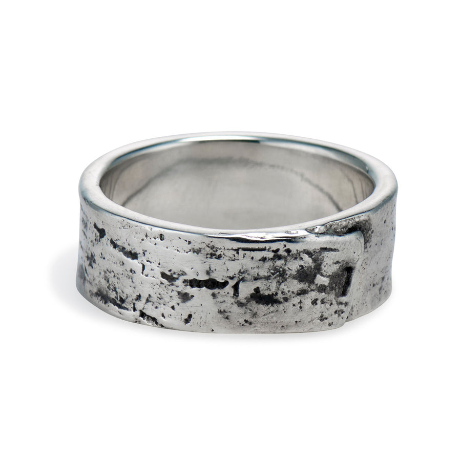 Silver Wide Monhegan Ring